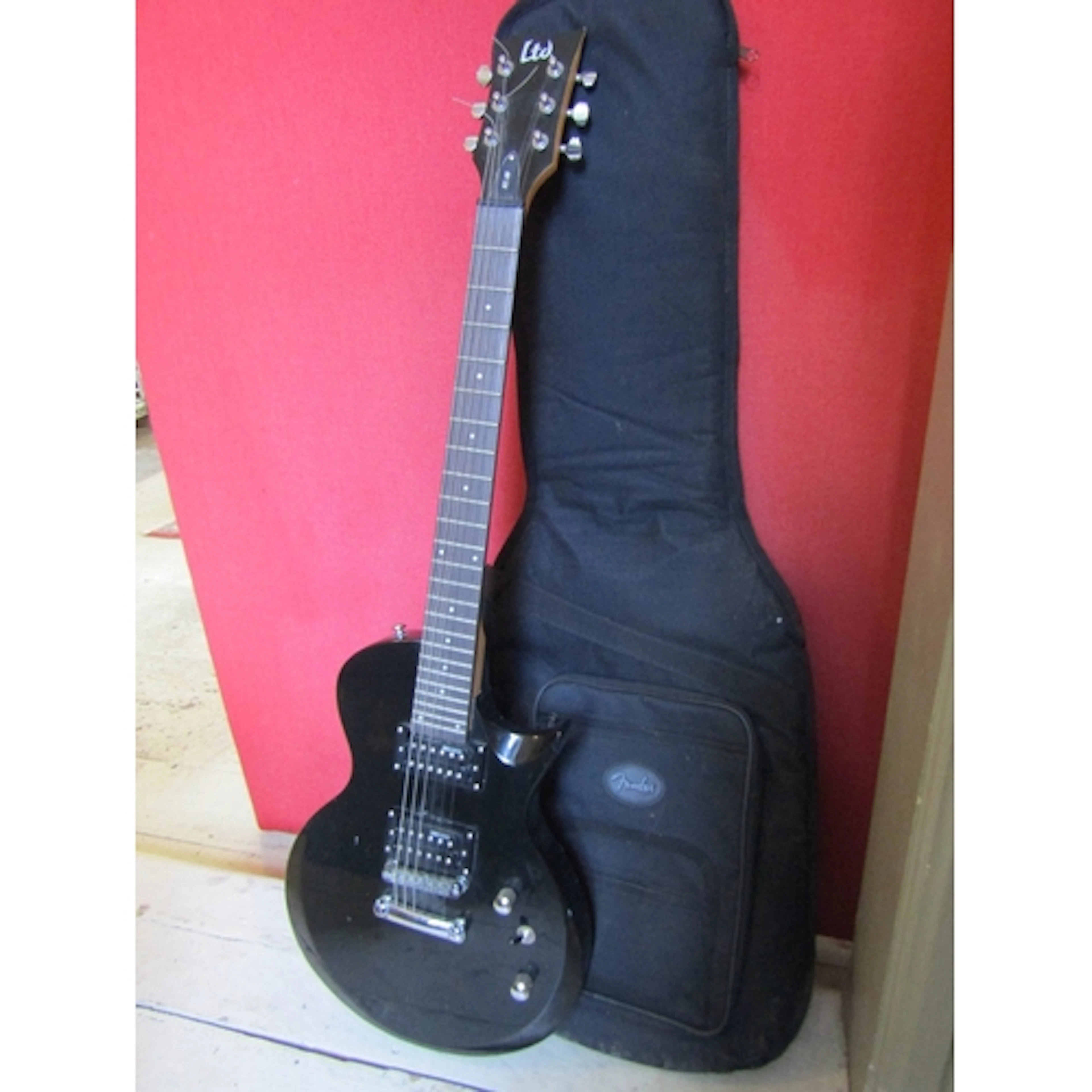 Electric Six String Guitar by Ltd with Padded Carry Case Ful...