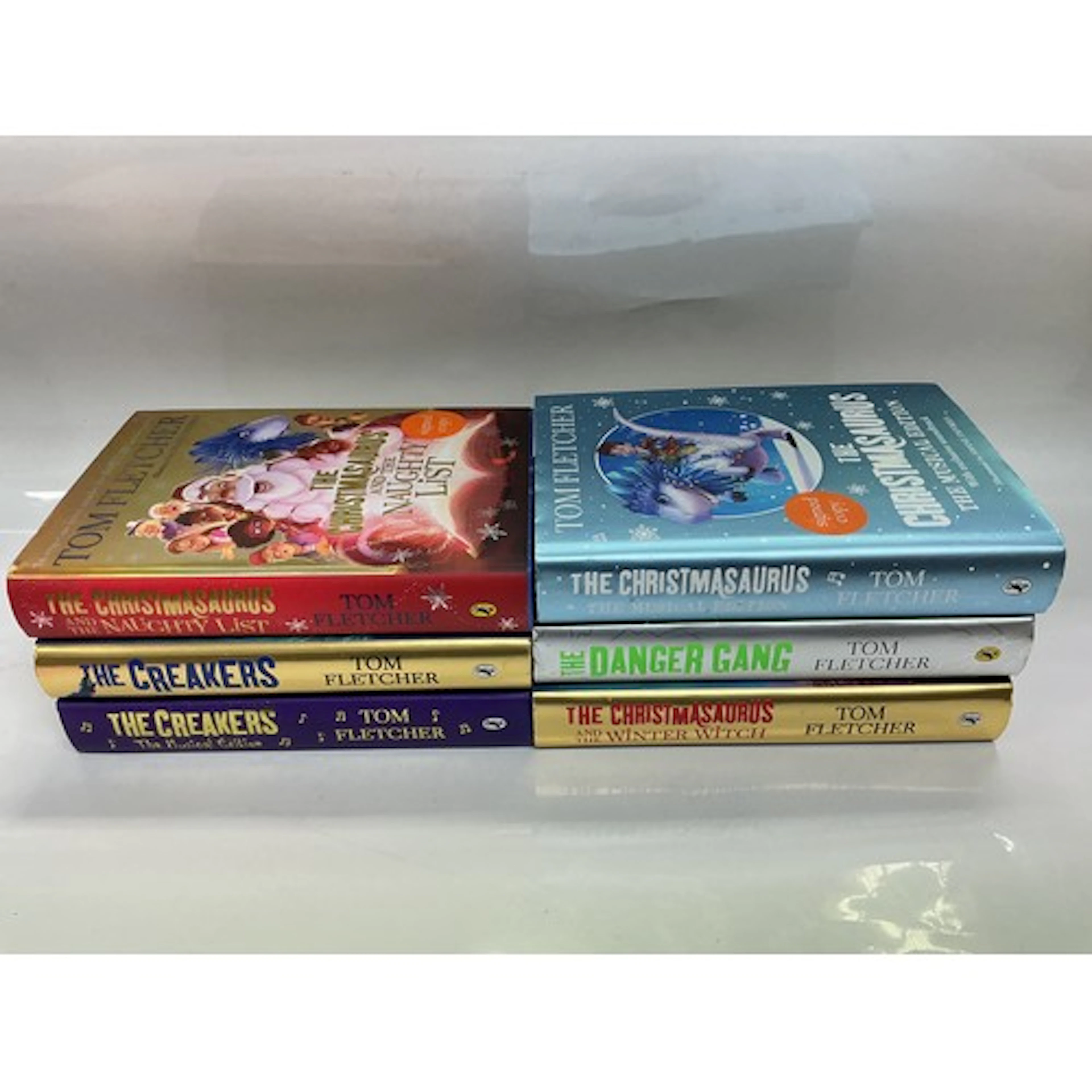 Six signed hardback books by Tom Fletcher of McFly.