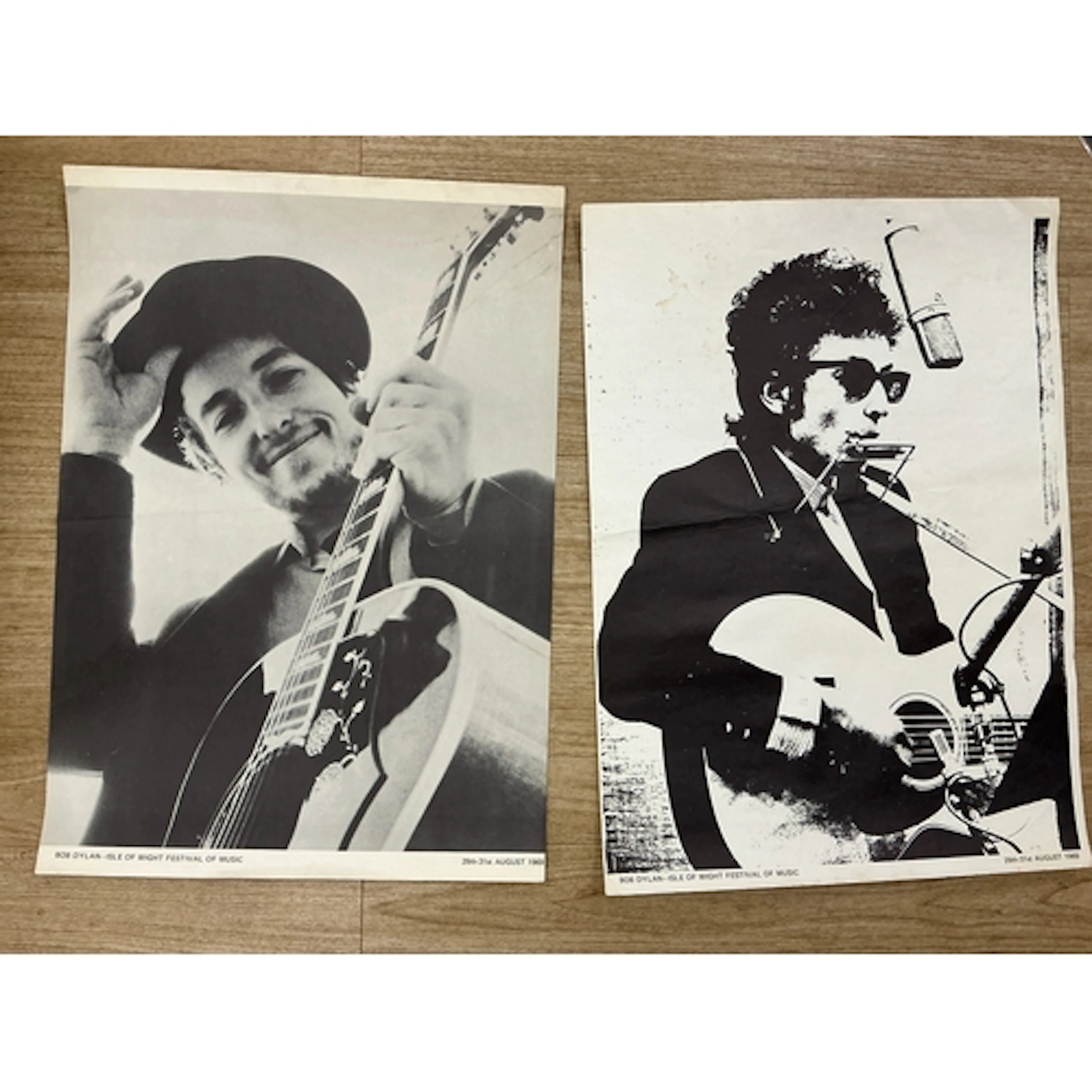 Bob Dylan interest; two unofficial posters produced for the ...