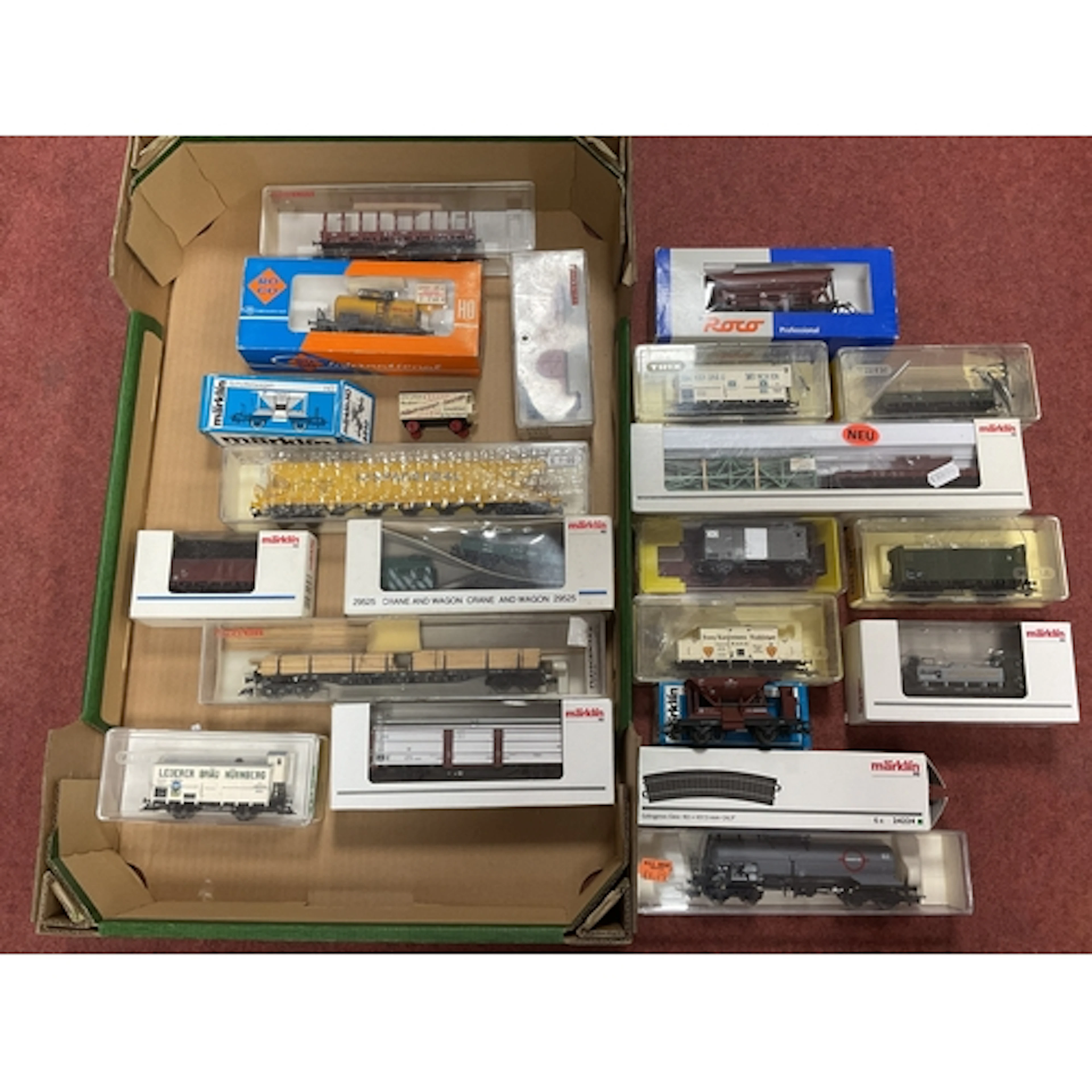 Approximately Twenty HO Gauge continental outline rolling st...