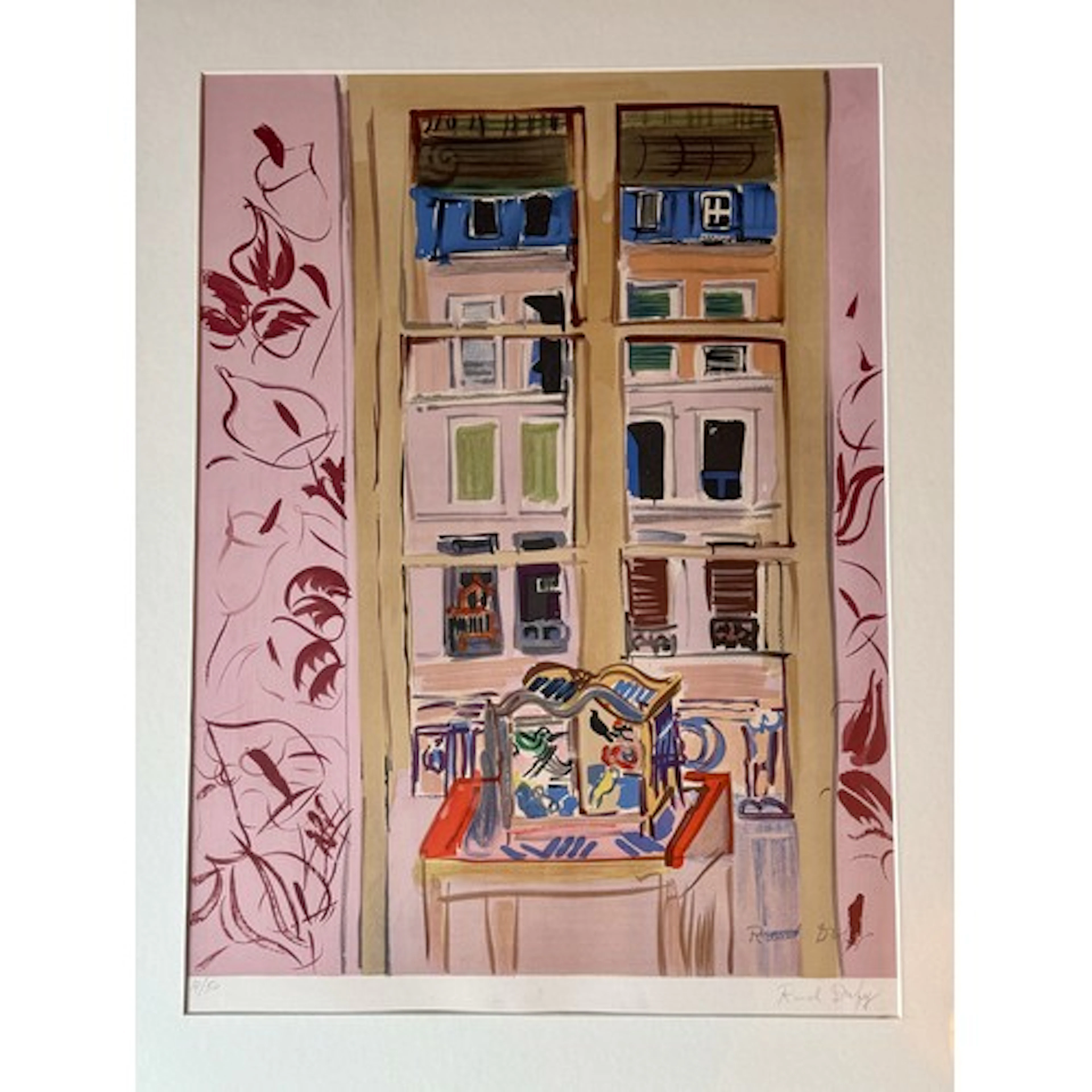 Raoul Dufy ‘La Cage devant le fenêtre’ signed limited editio...