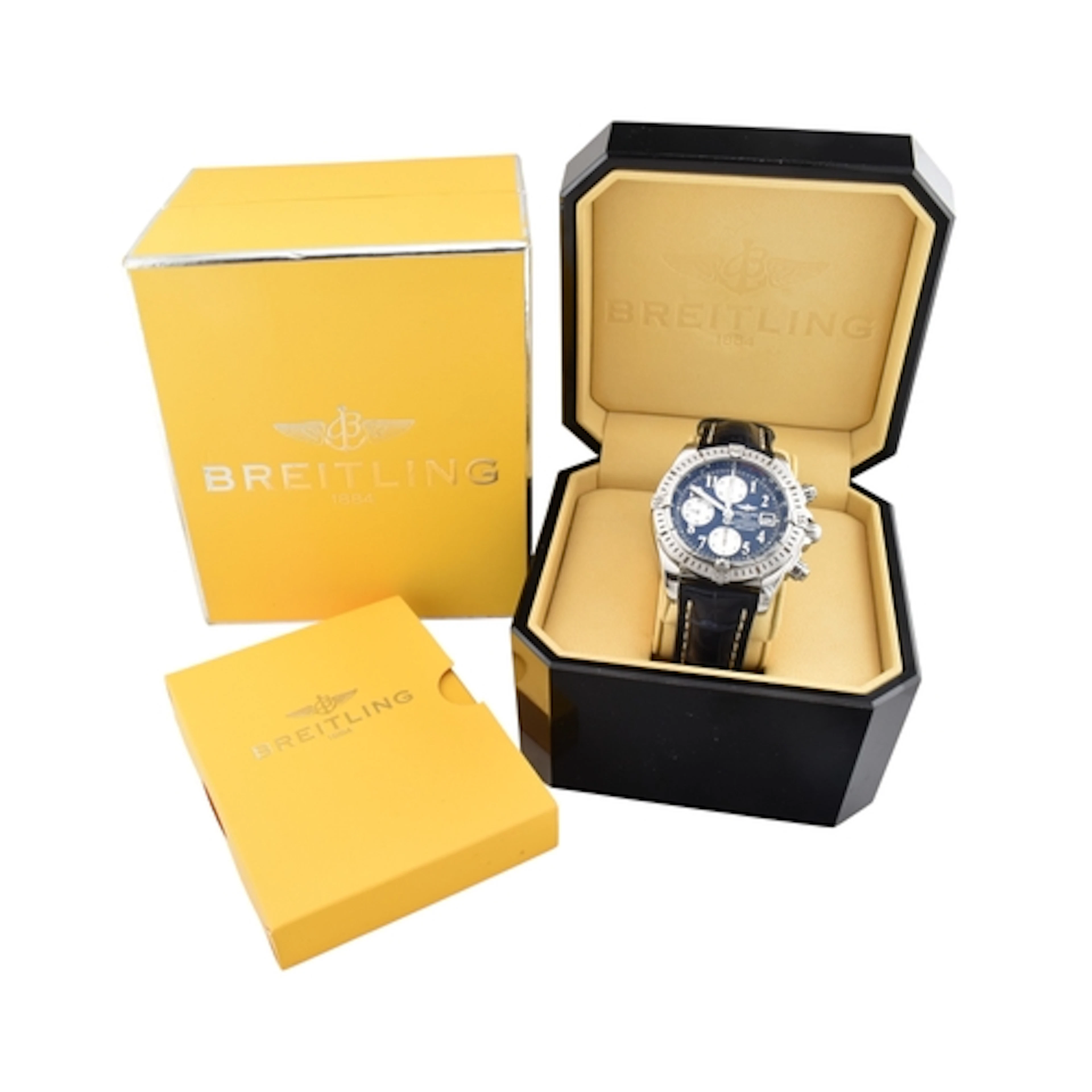 Breitling - Evolution Chronograph automatic stainless steel ...