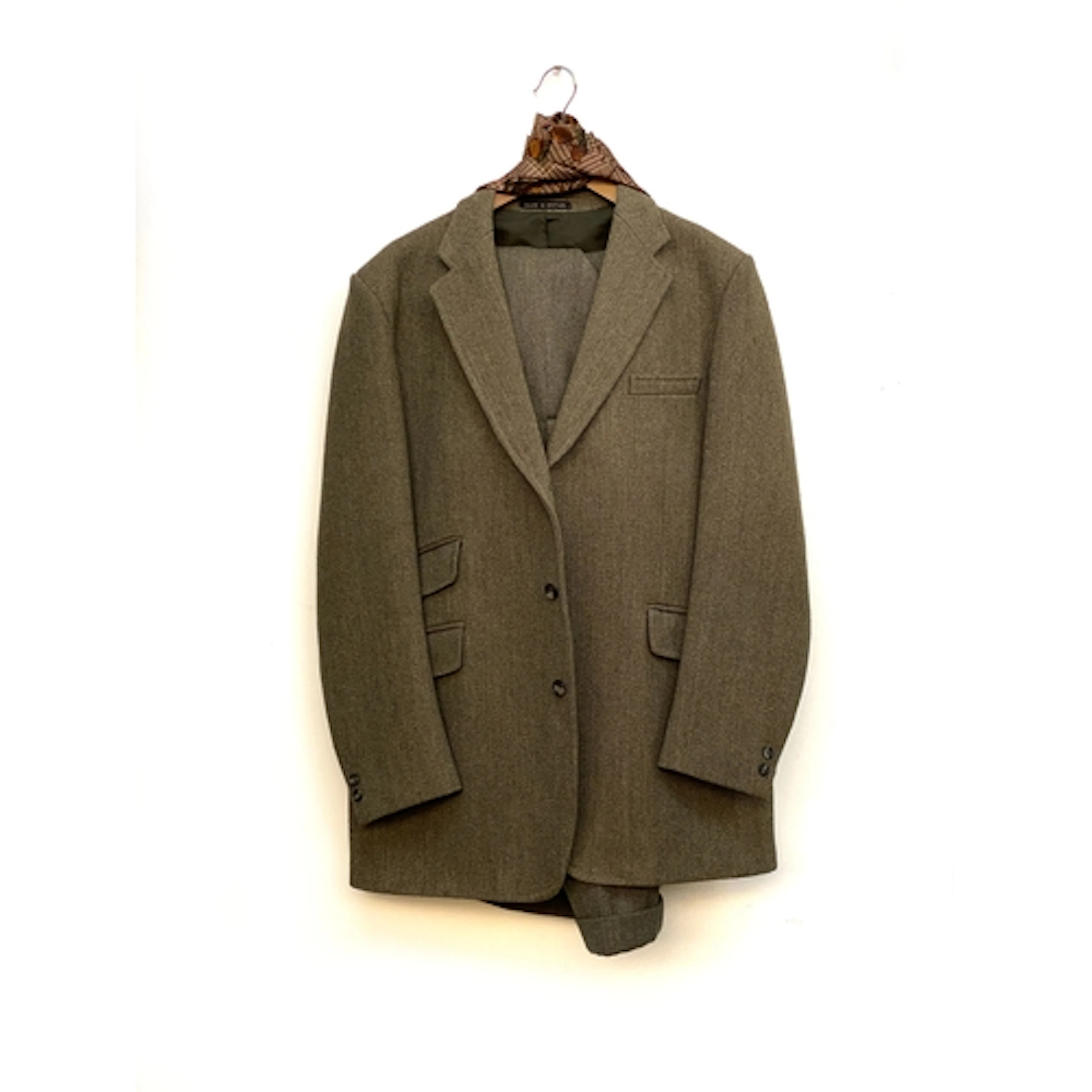 A WG Keepers tweed wool/cotton suit designed by Christopher...