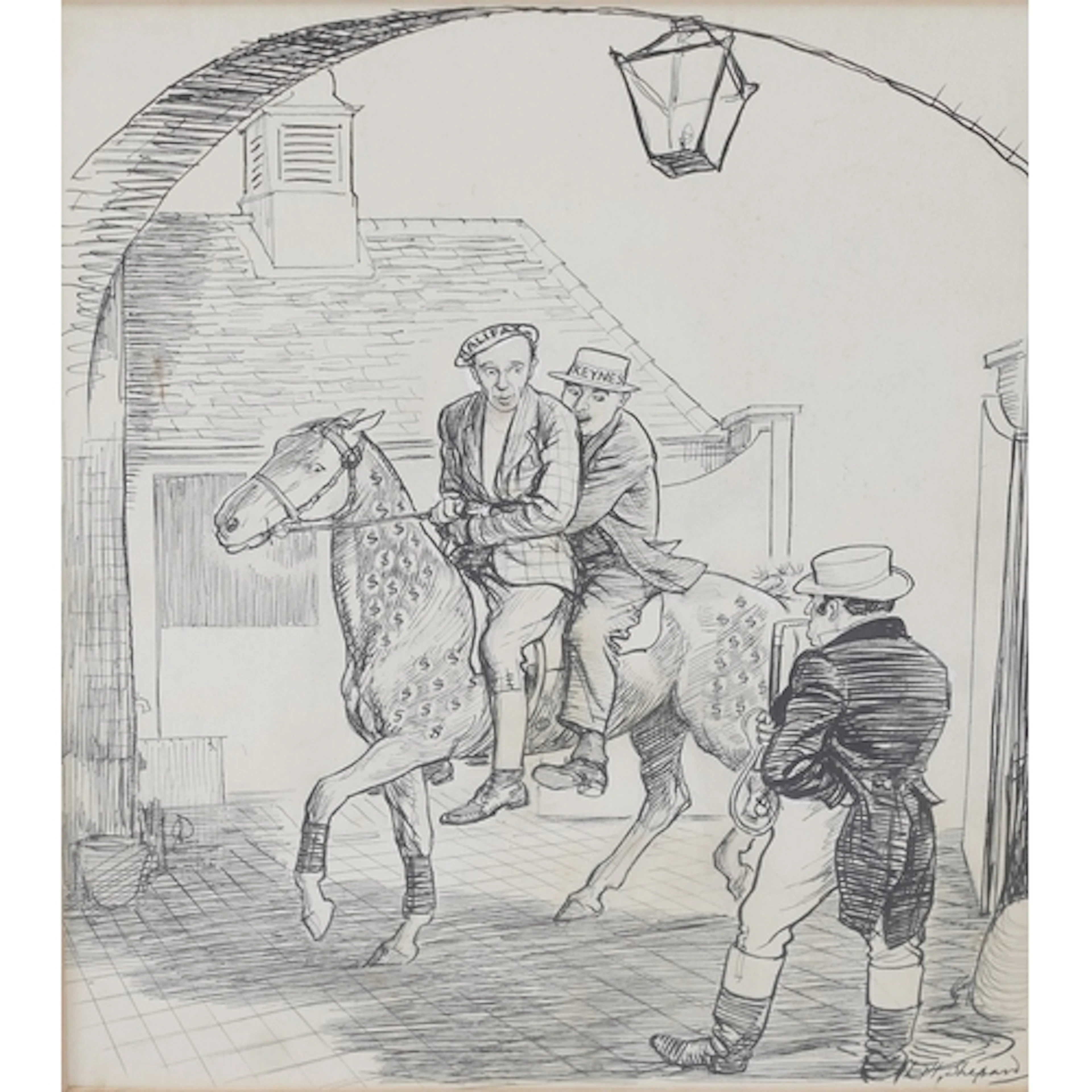 § Ernest Howard Shepard (1879-1976) A humorous cartoon rela...
