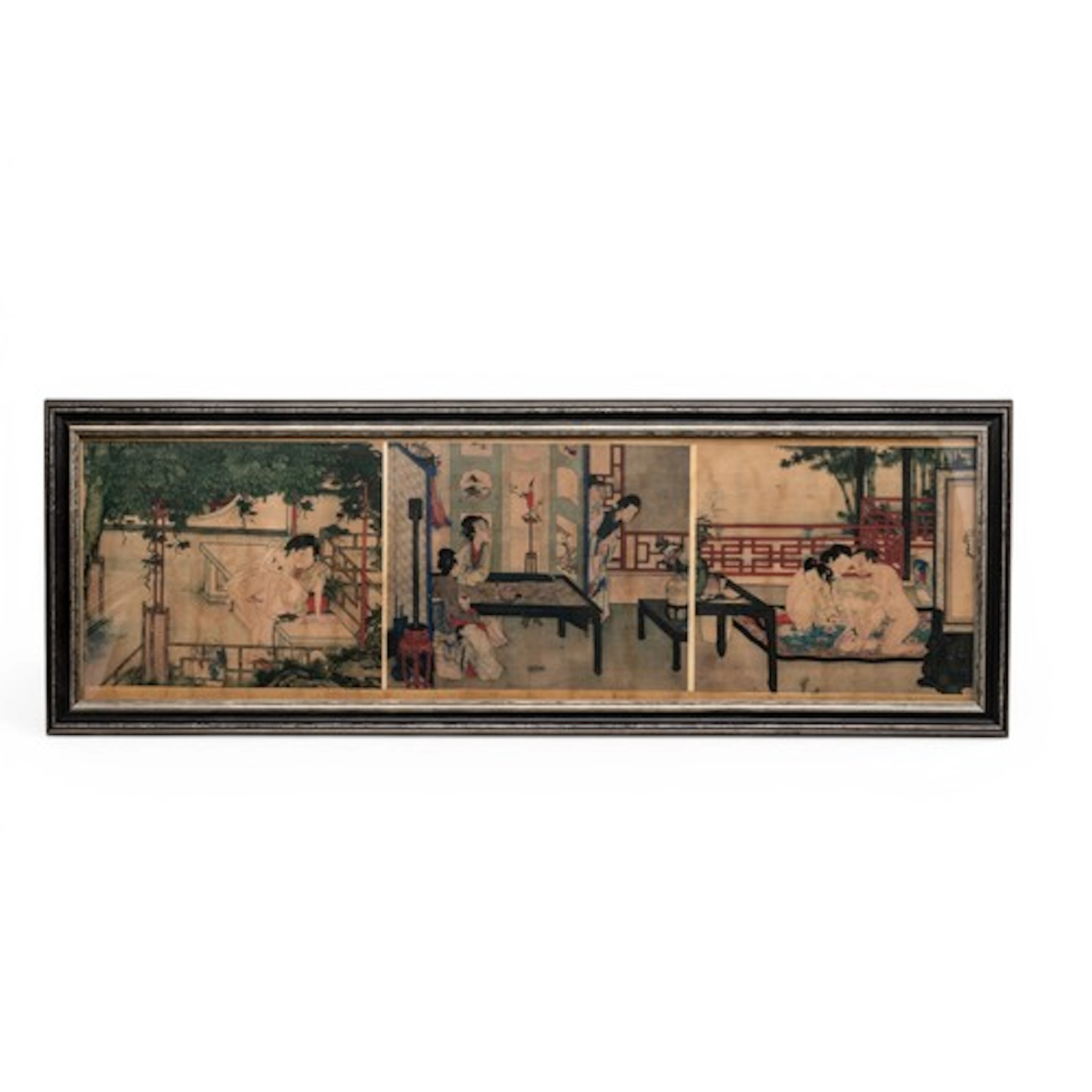 A GROUP OF CHINESE EROTIC WATERCOLOURS QING DYNASTY, 19TH CE...