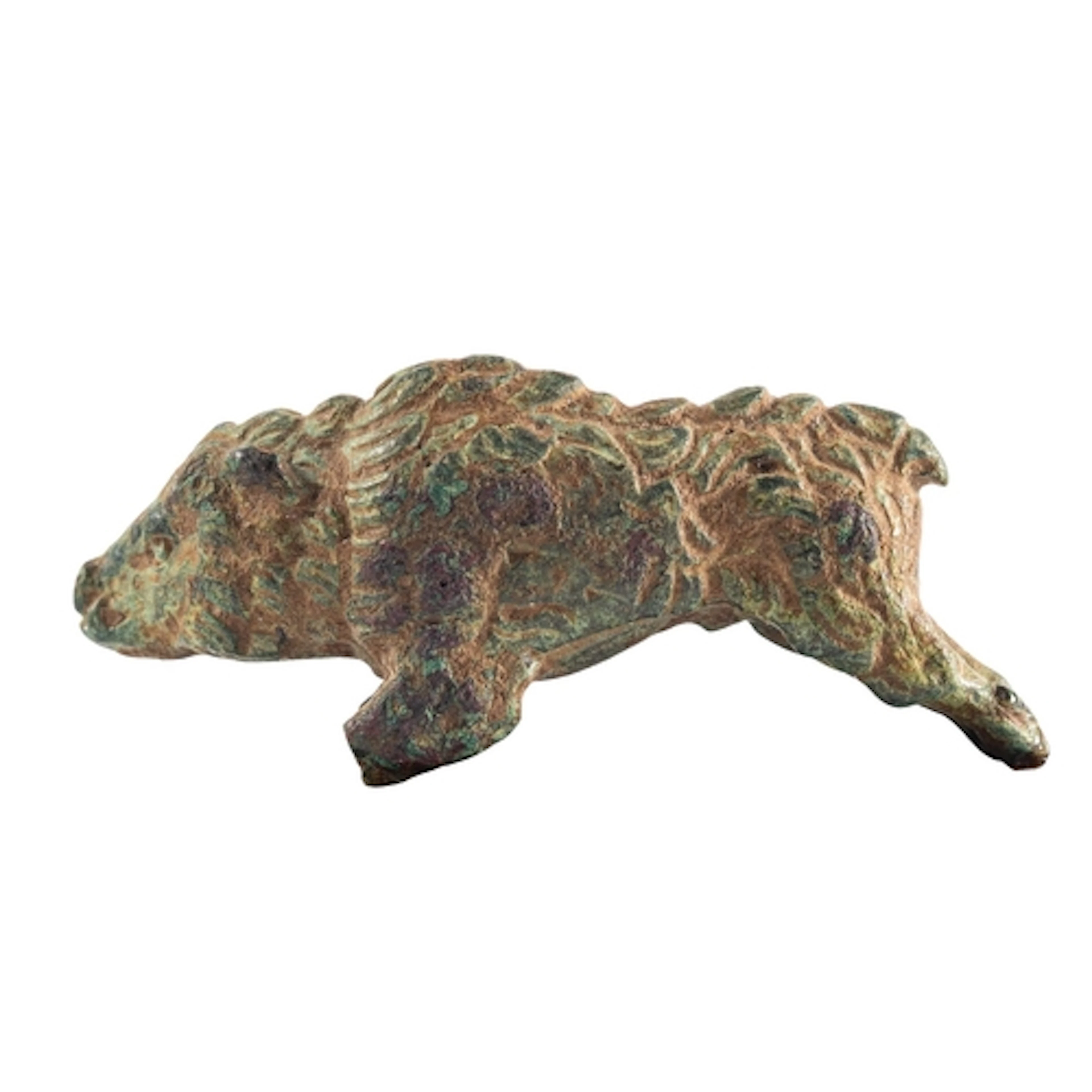A ROMAN BRONZE MODEL OF A BOAR, CIRCA 2ND-3RD CENTURY A.D., ...