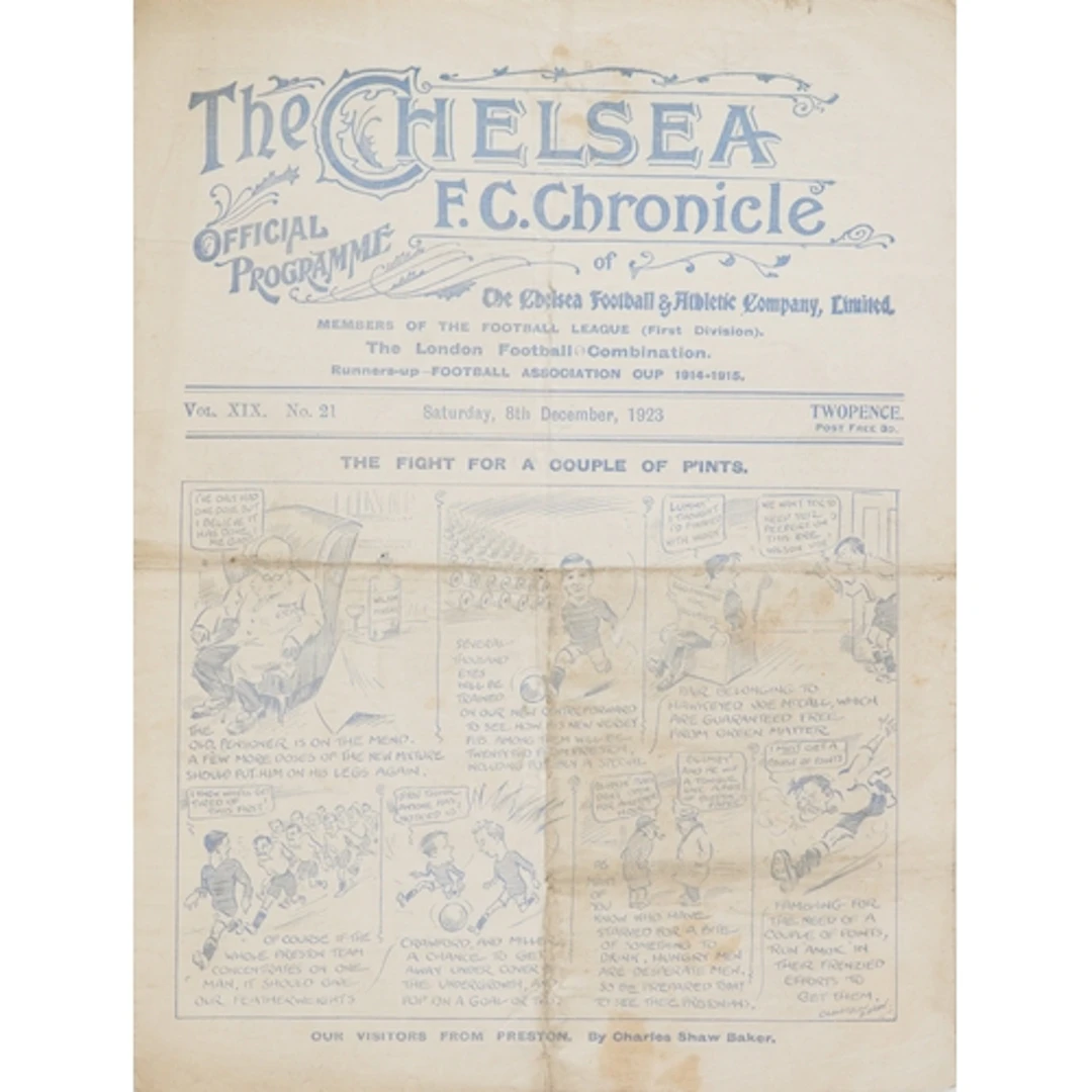 The Chelsea F.C. Chronicles official football programme - Th...