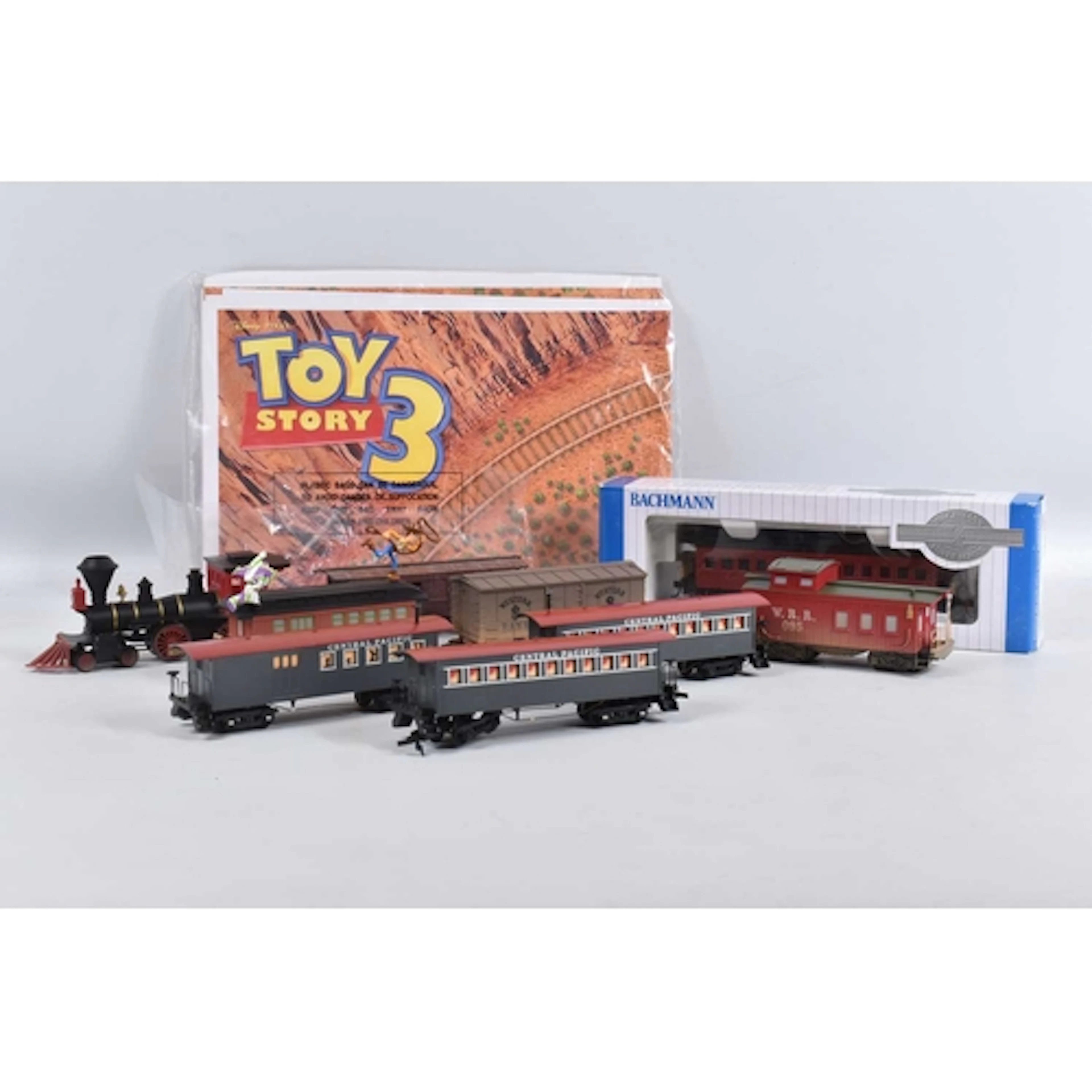 AN UNBOXED HORNBY DISNEY PIXAR TOY STORY 3 OO GAUGE TRAIN SE...