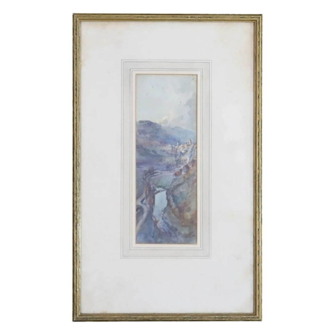JAMES DOUGLAS RSW (SCOTTISH 1858-1911) LUCERN Watercolour,...
