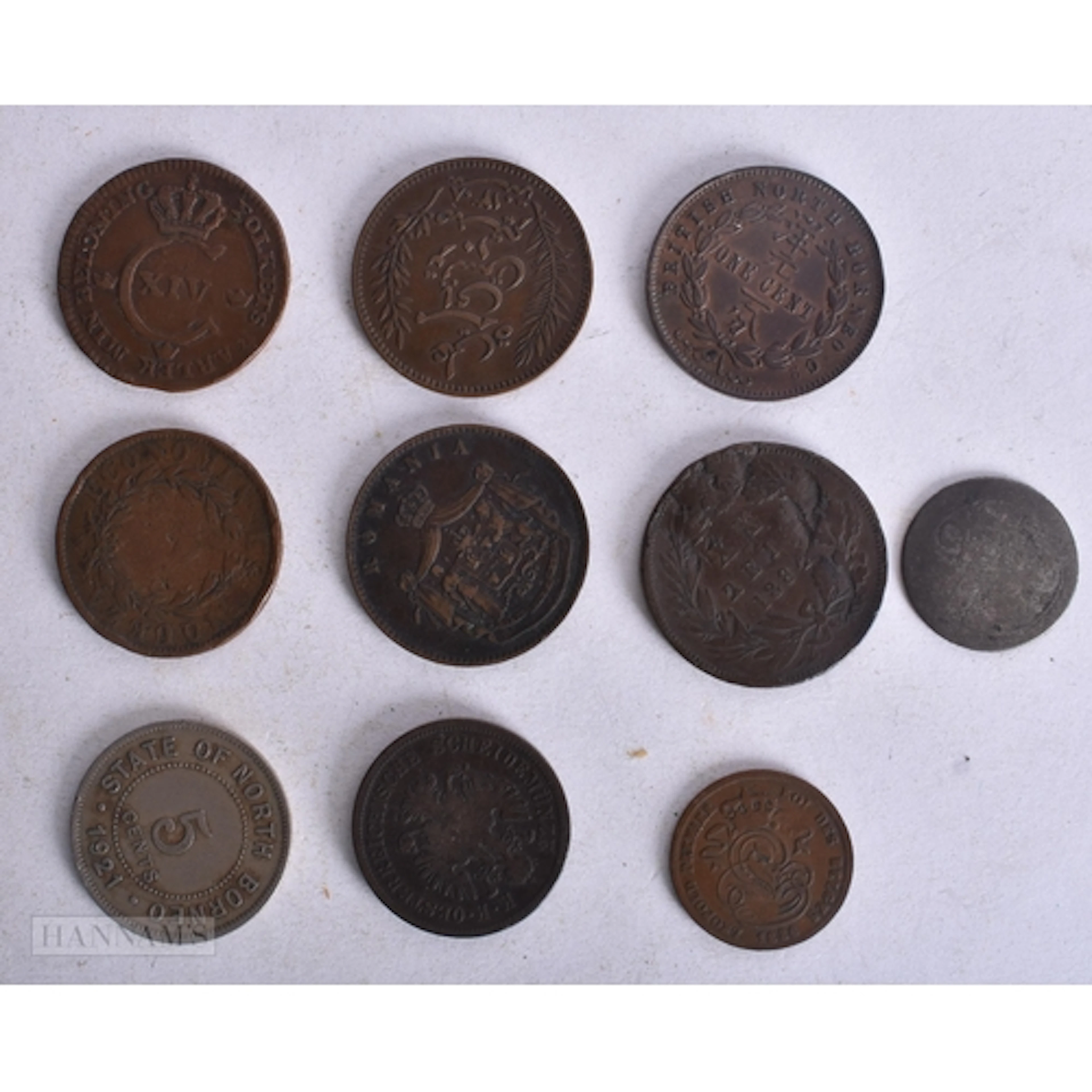 ASSORTED ISLAMIC, BORNEO COINS etc. (qty)