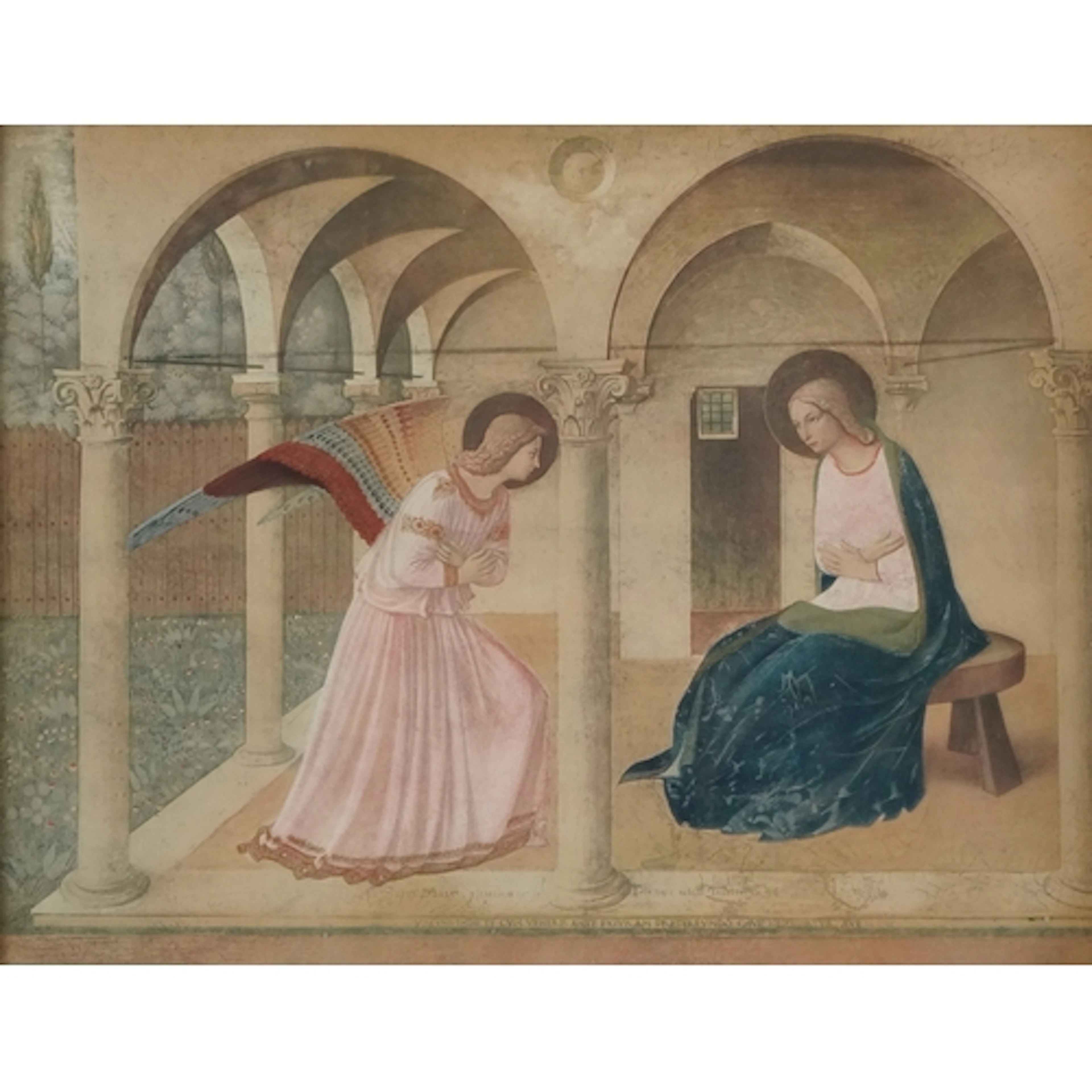 After Fra Angelico - The Annunciation, early 20th century Me...