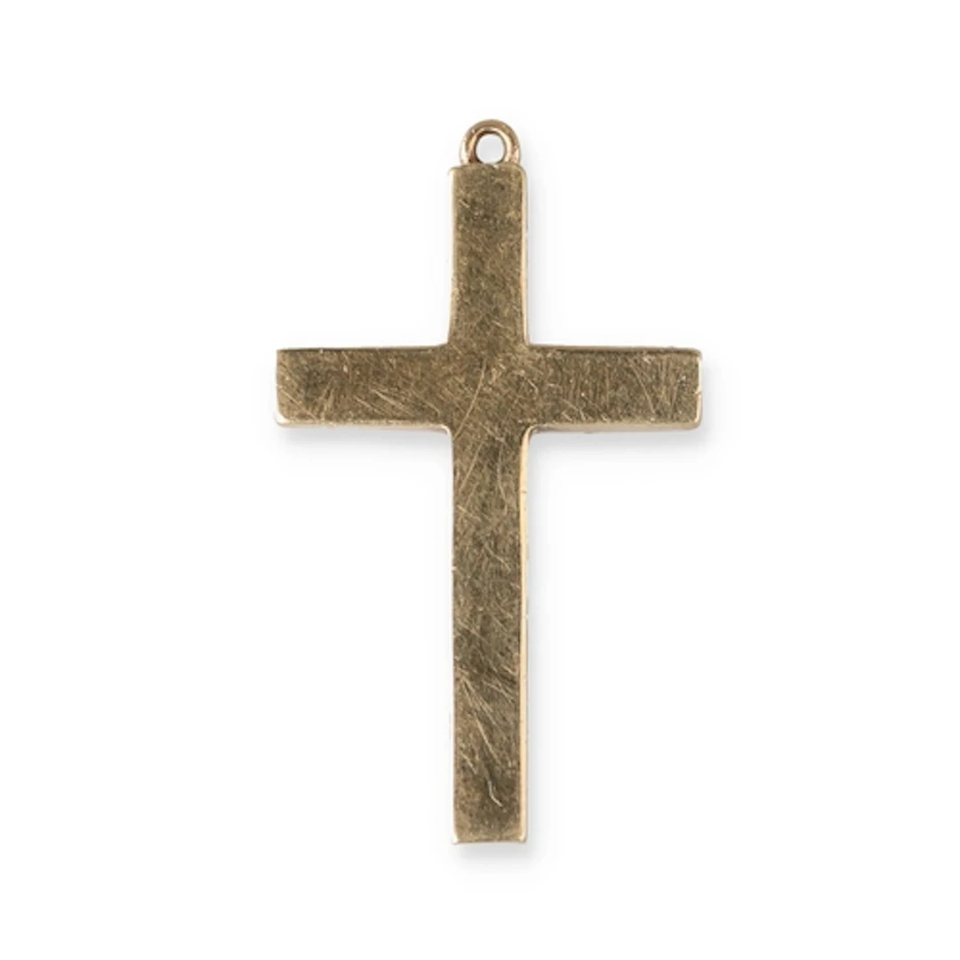A 9 CARAT GOLD CROSS PENDANT Weight: 4.4gms