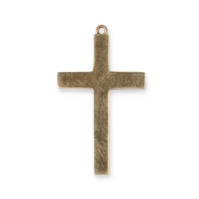 A 9 CARAT GOLD CROSS PENDANT Weight: 4.4gms