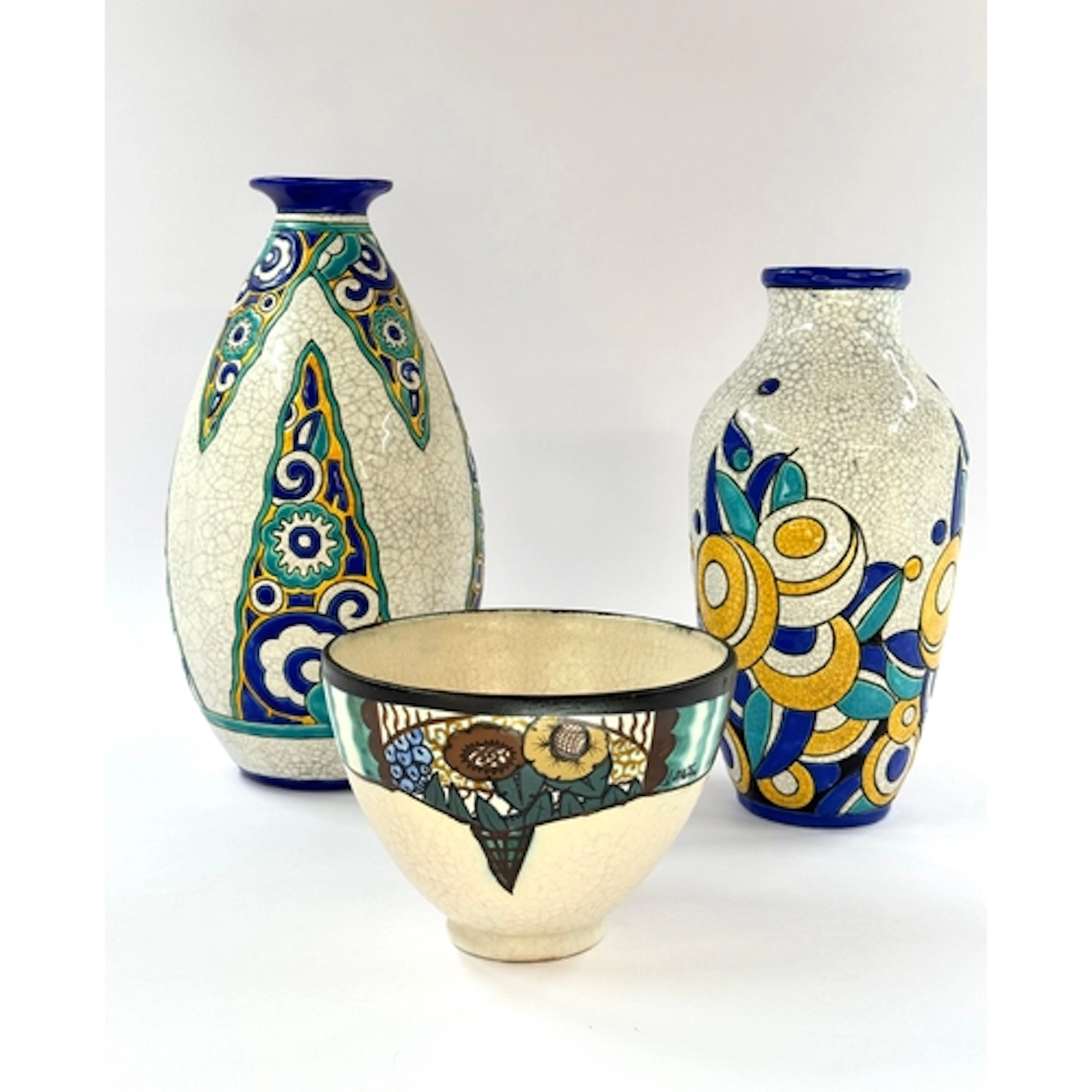 Ceramics A Boch Freres 'Keramis' vase by Charles Catteau (1...