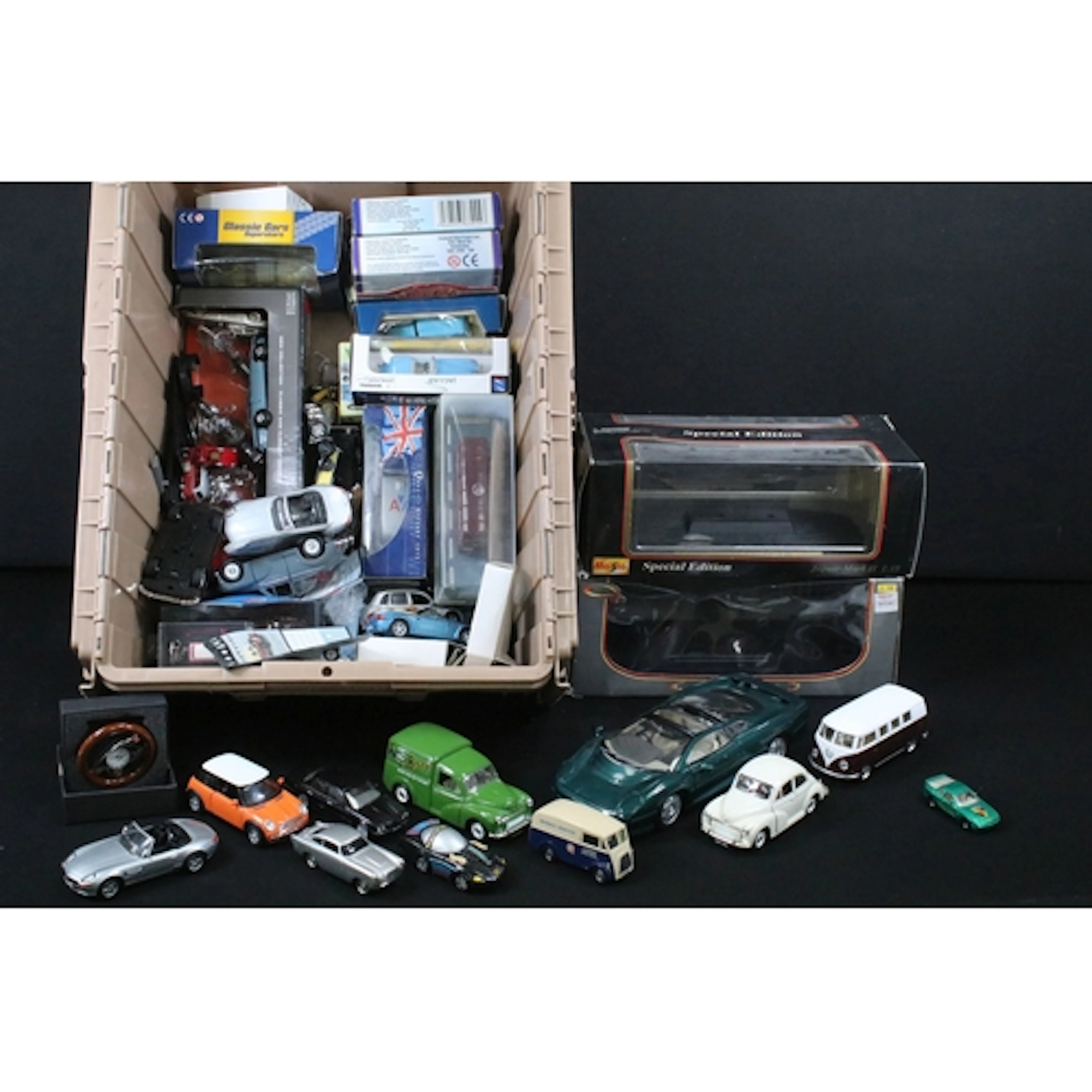 16 Boxed / cased diecast models to include Vanguards Police ...