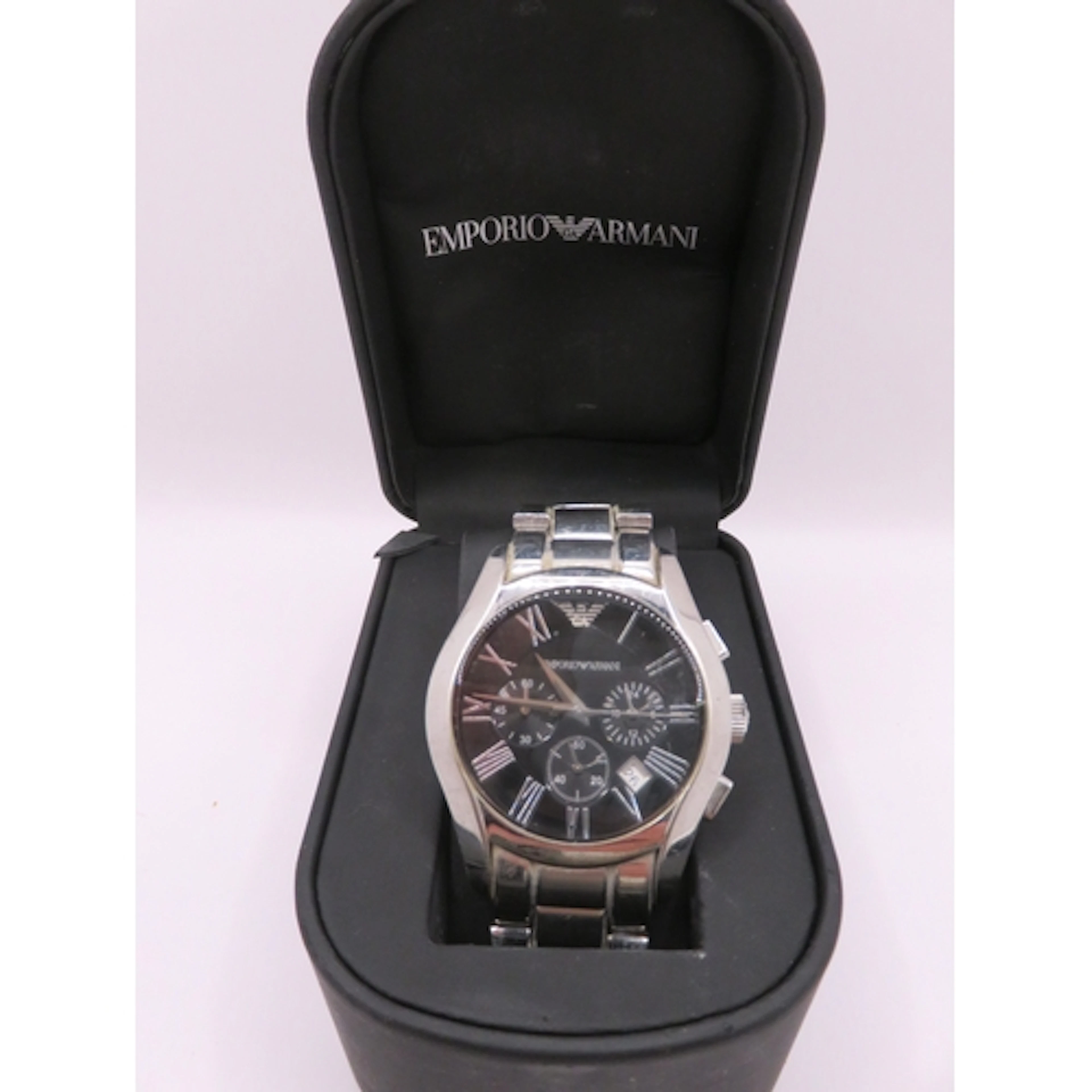 Giorgio Armani gentleman's wristwatch in original box