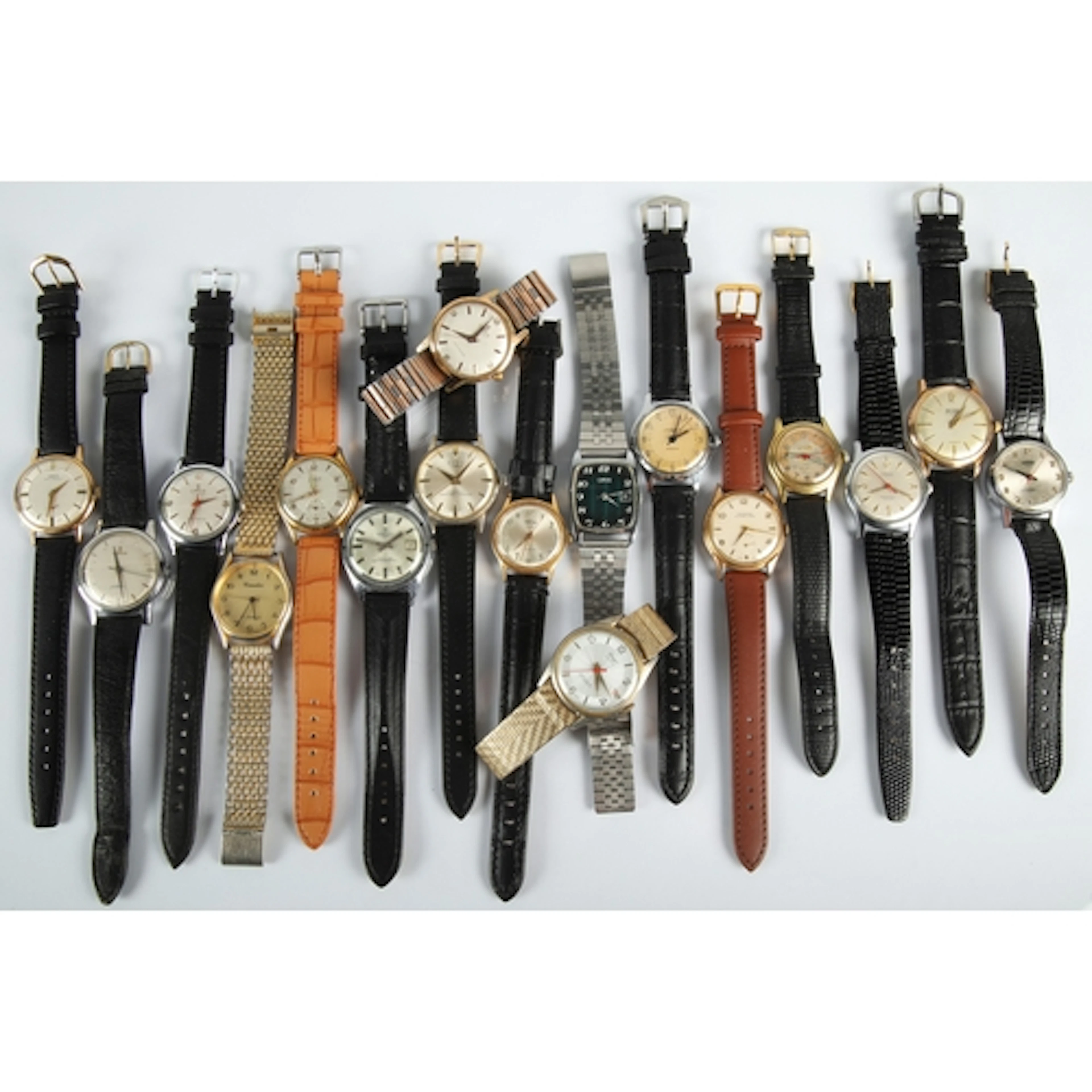 assortment of gents wrist watches
