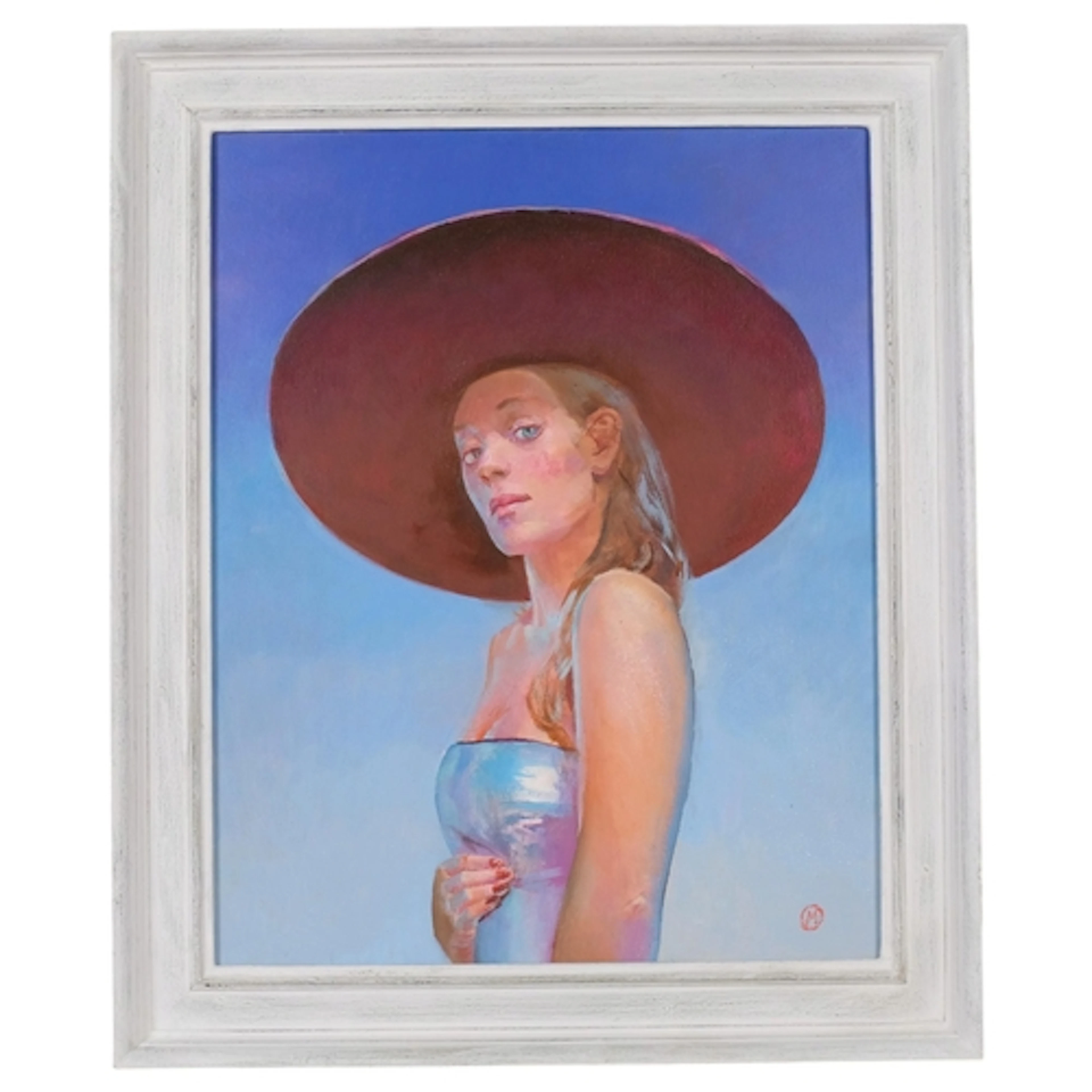 Julian Gordon Mitchell, She Came From Planet Fashion, oil on...