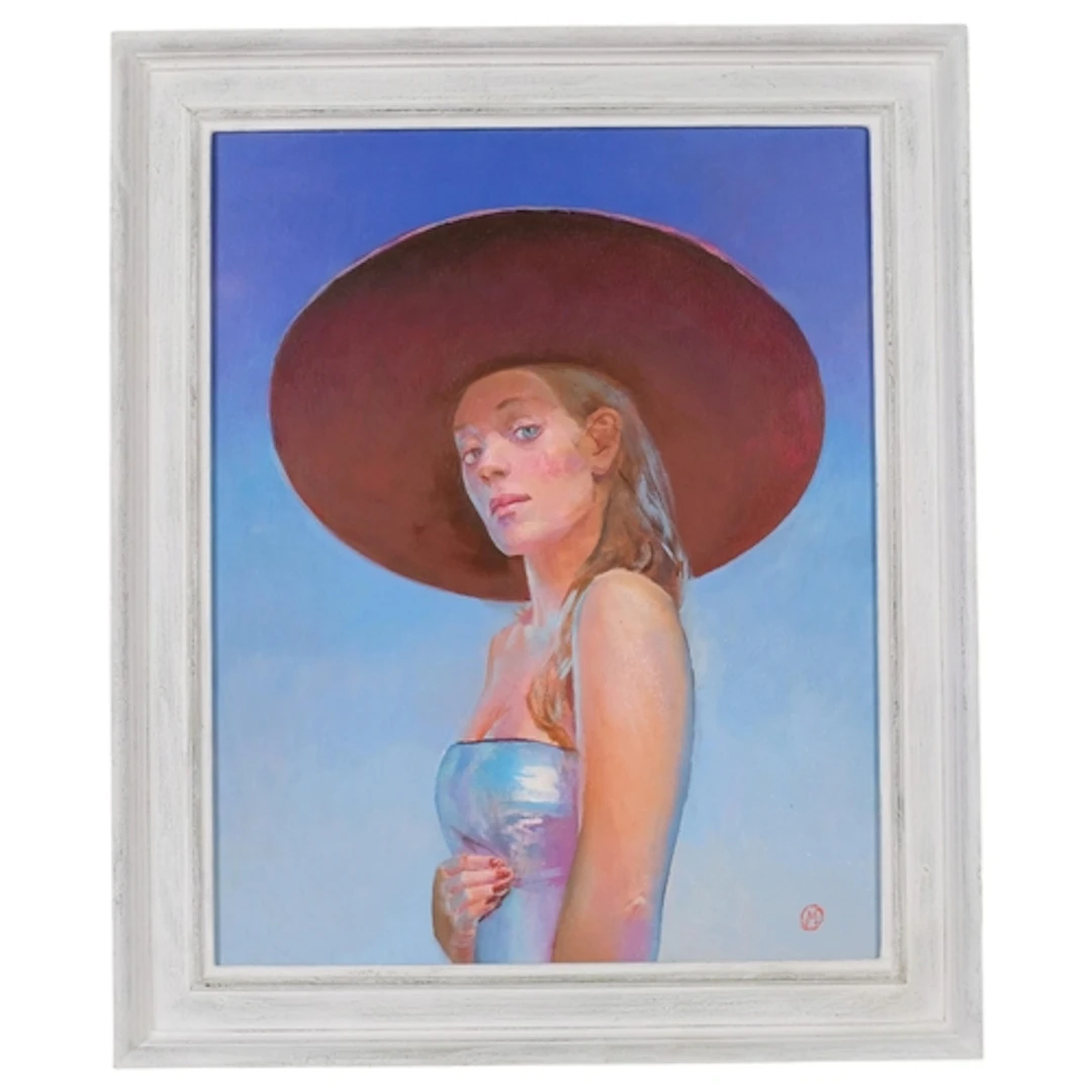 Julian Gordon Mitchell, She Came From Planet Fashion, oil on...