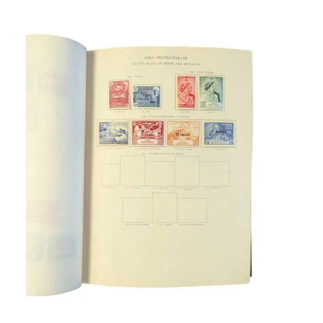 A part complete 20th century King George VI stamp album. The...