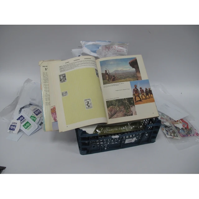 Stamps; An accumulation of modern World stamps (including GB...