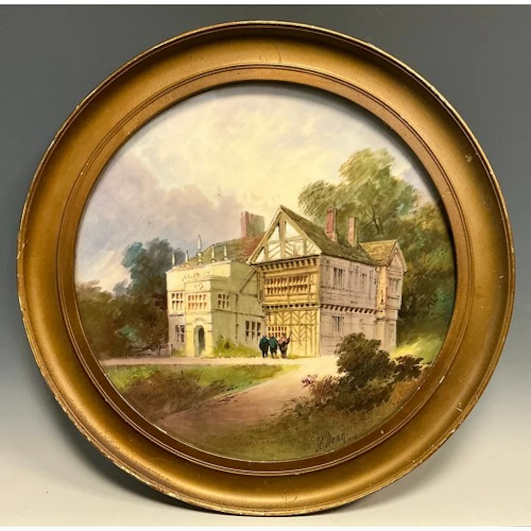 James Edwin Dean (1863-1935) Hall I Th’ Wood signed, porce...