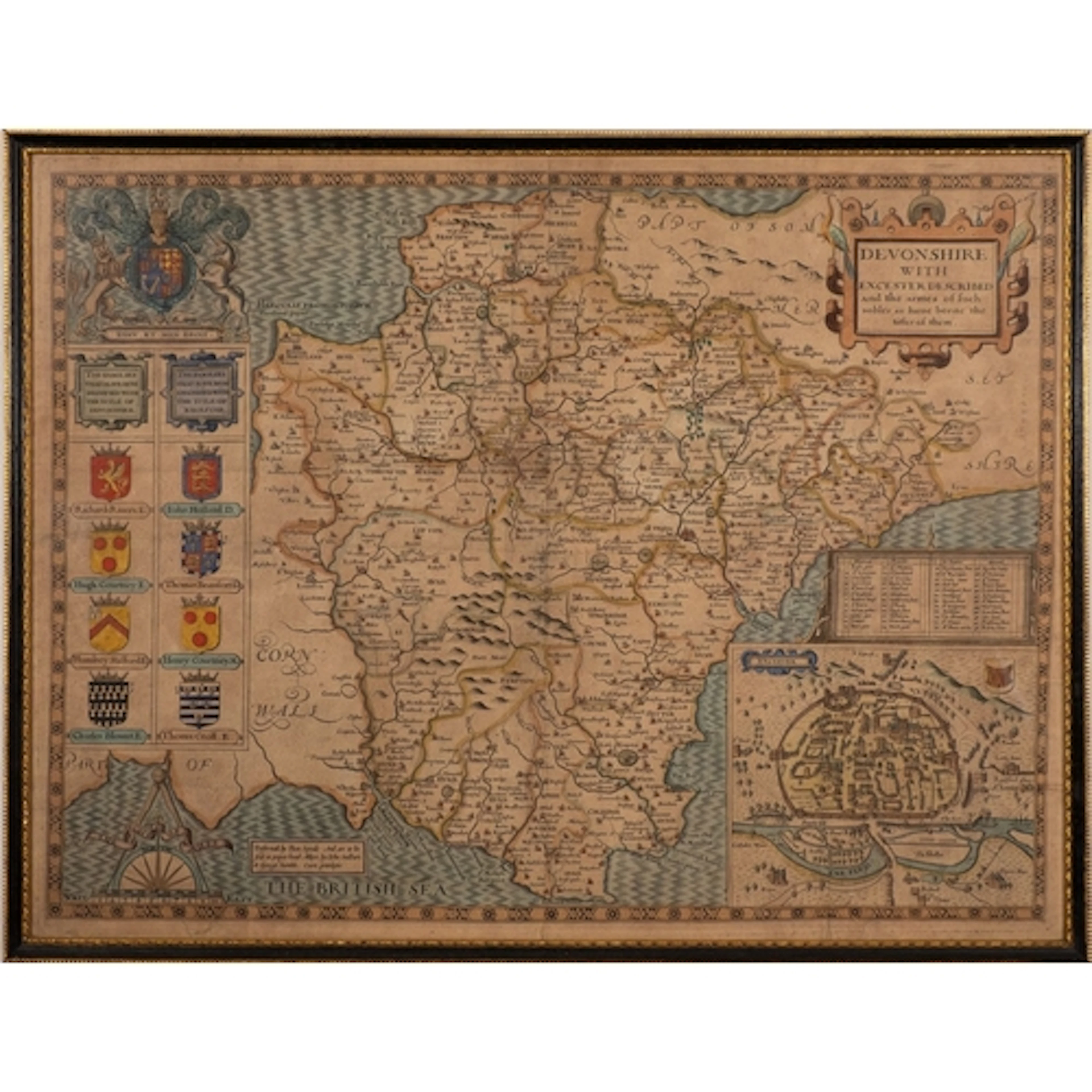 DEVON. SPEED, John. Devonshire with Excester Described and t...