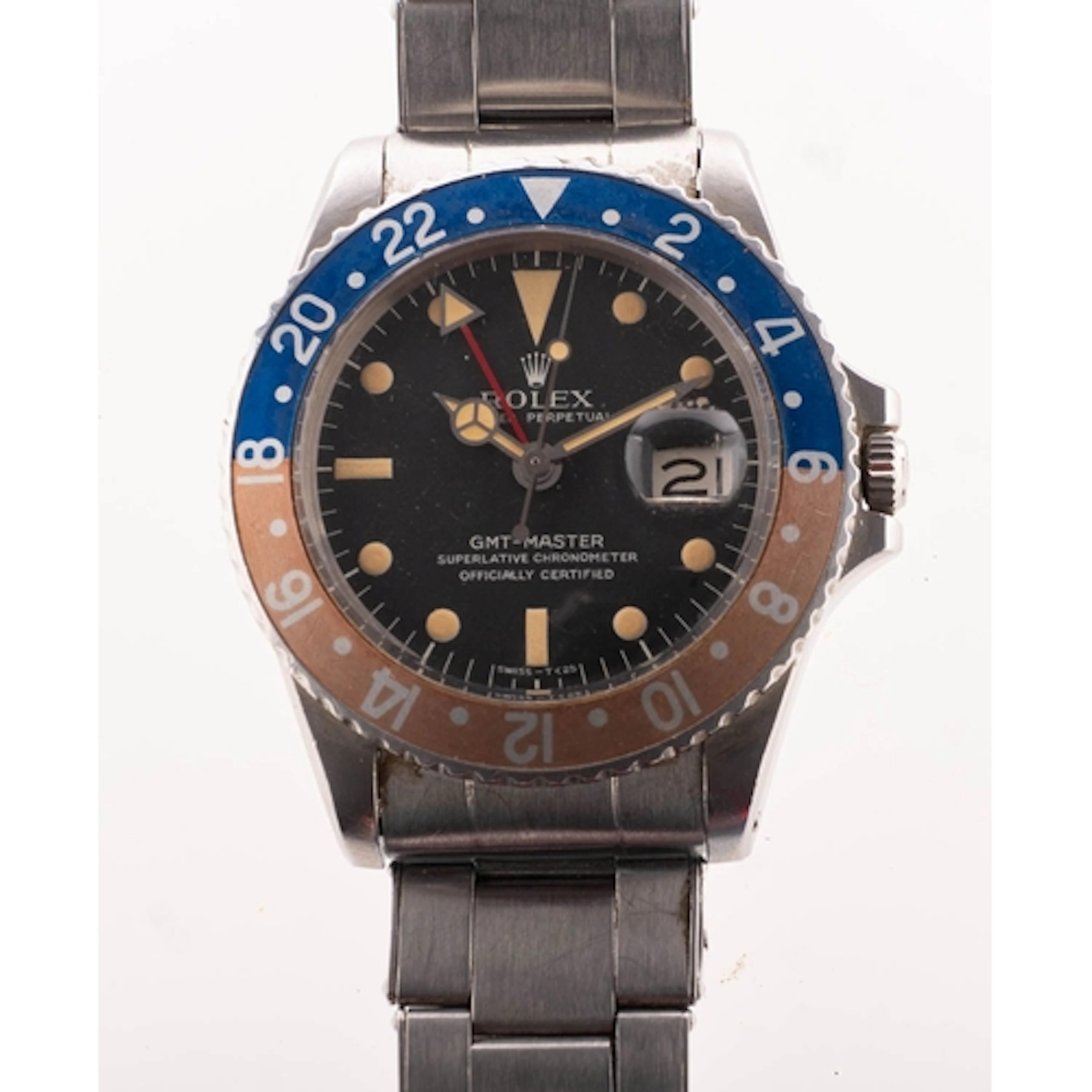 Rolex G.M.T. Master a gentleman's stainless-steel Oyster per...