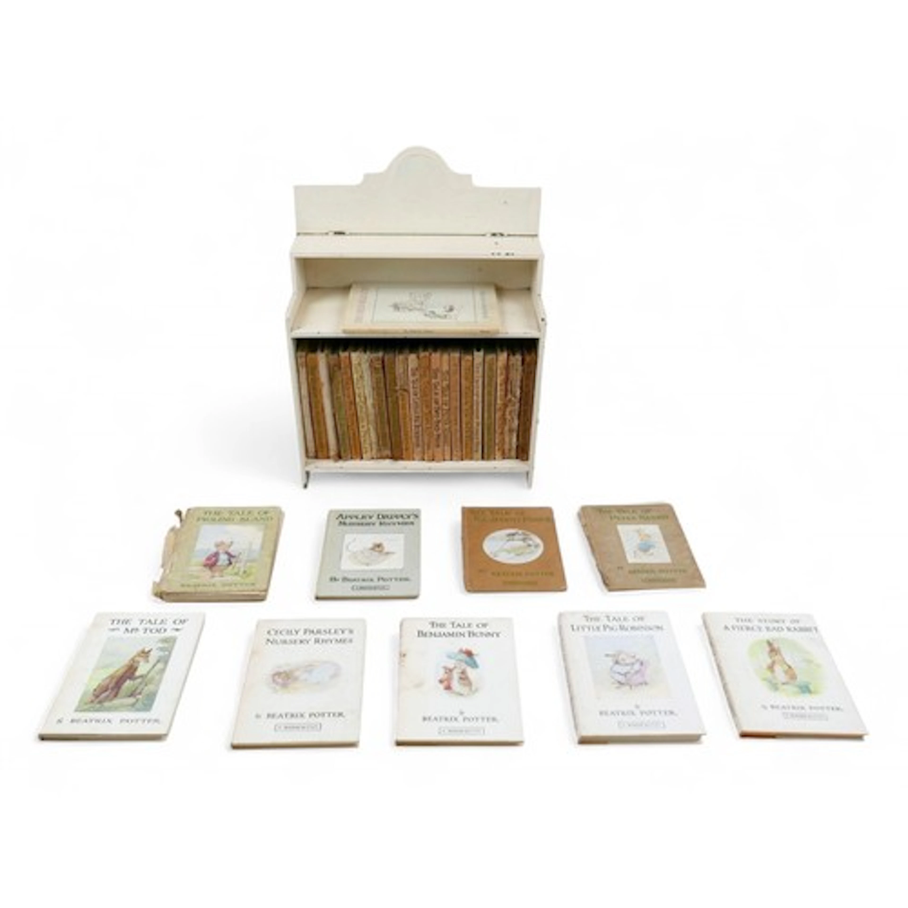 A collection of thirty Beatrix Potter books, mostly 1930's/4...