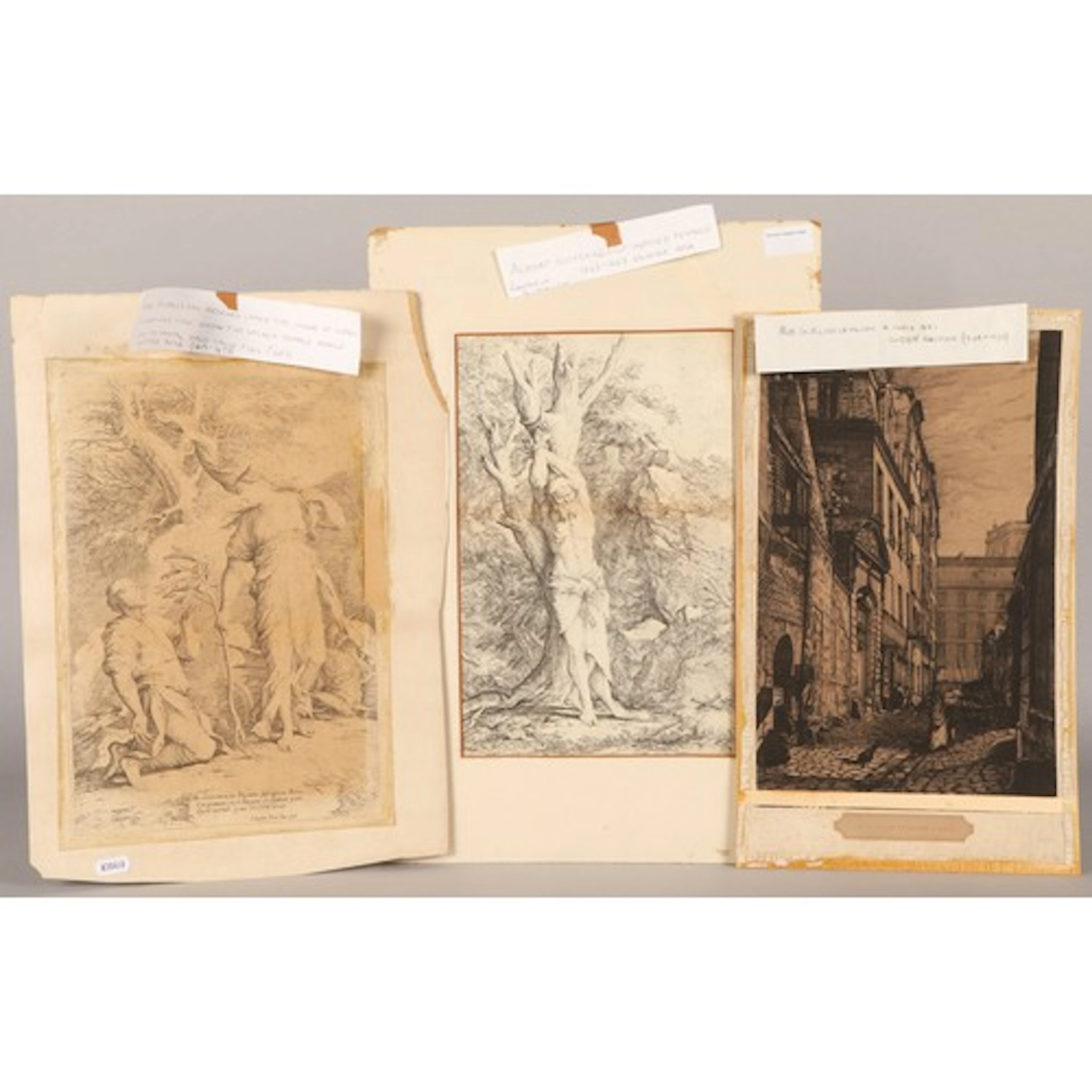 Salvator Rosa (1615-1673), two etchings on laid paper, ...