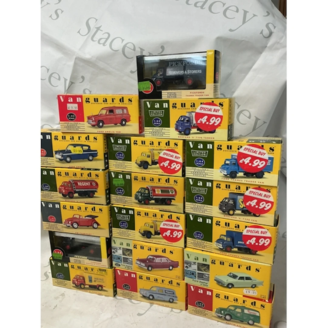 A Collection Of Boxed Vanguards, No Reserve.