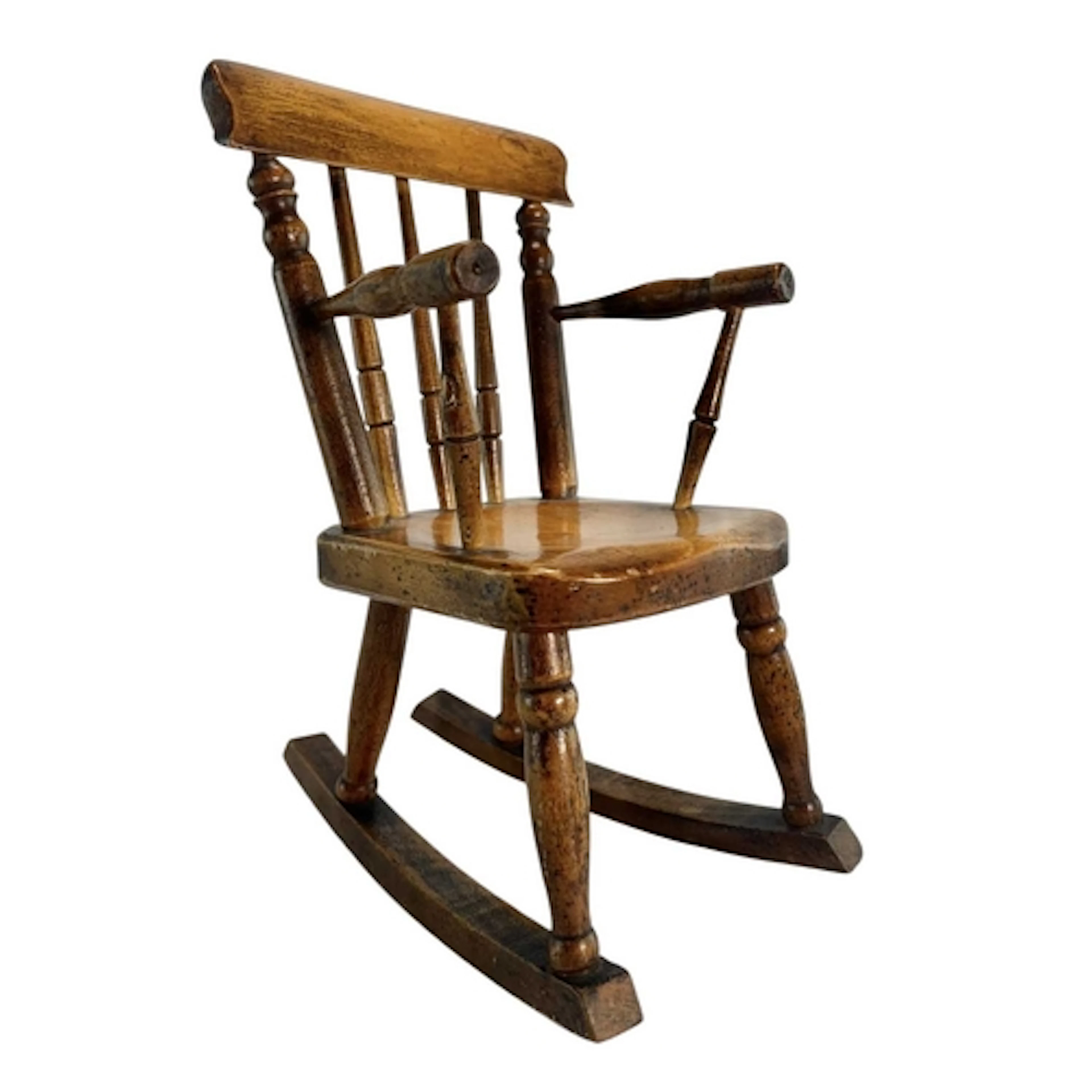 A late 19th / early 20th century elm wood apprentice piece W...