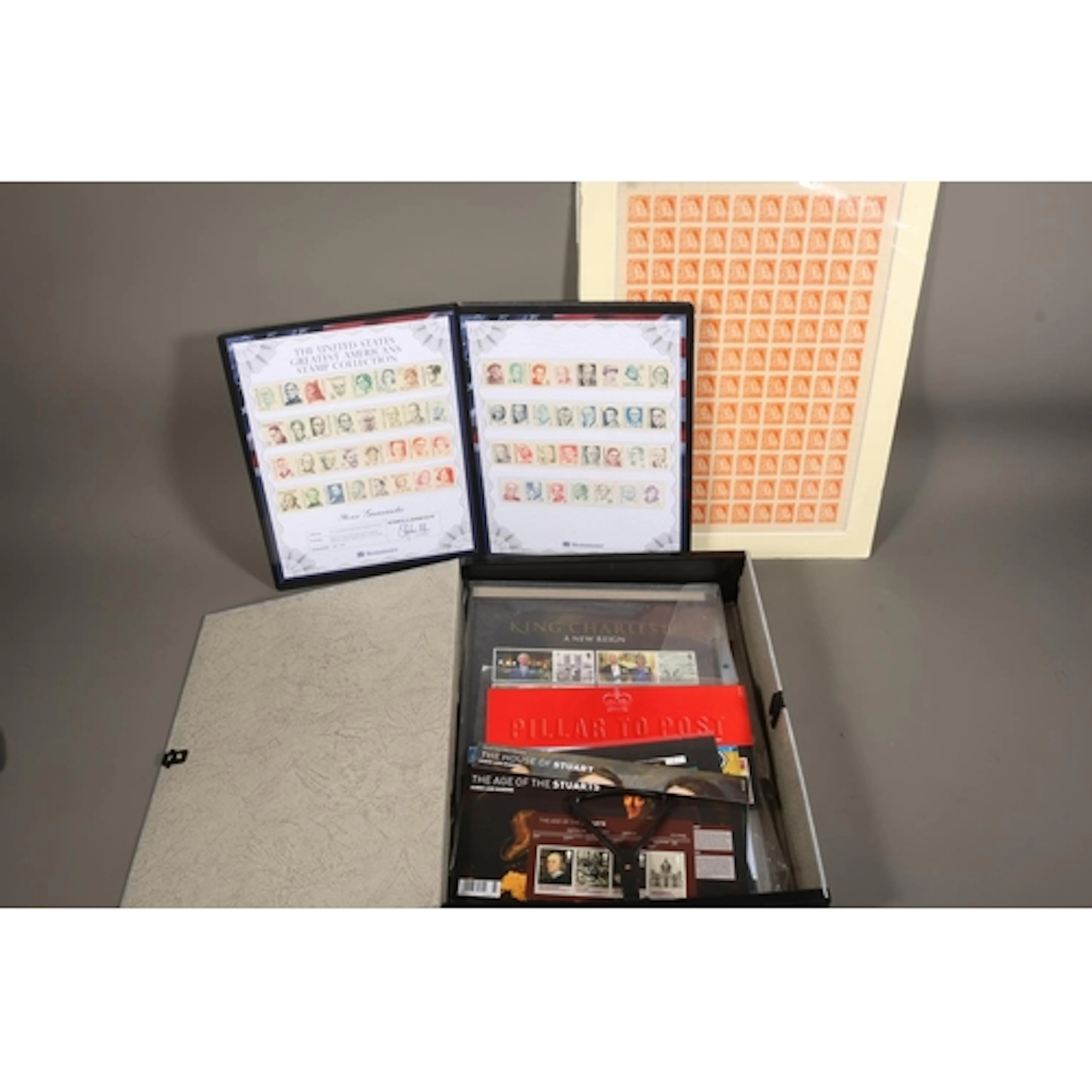 Stamp collection to include GREAT BRITAIN GB mint decimal st...