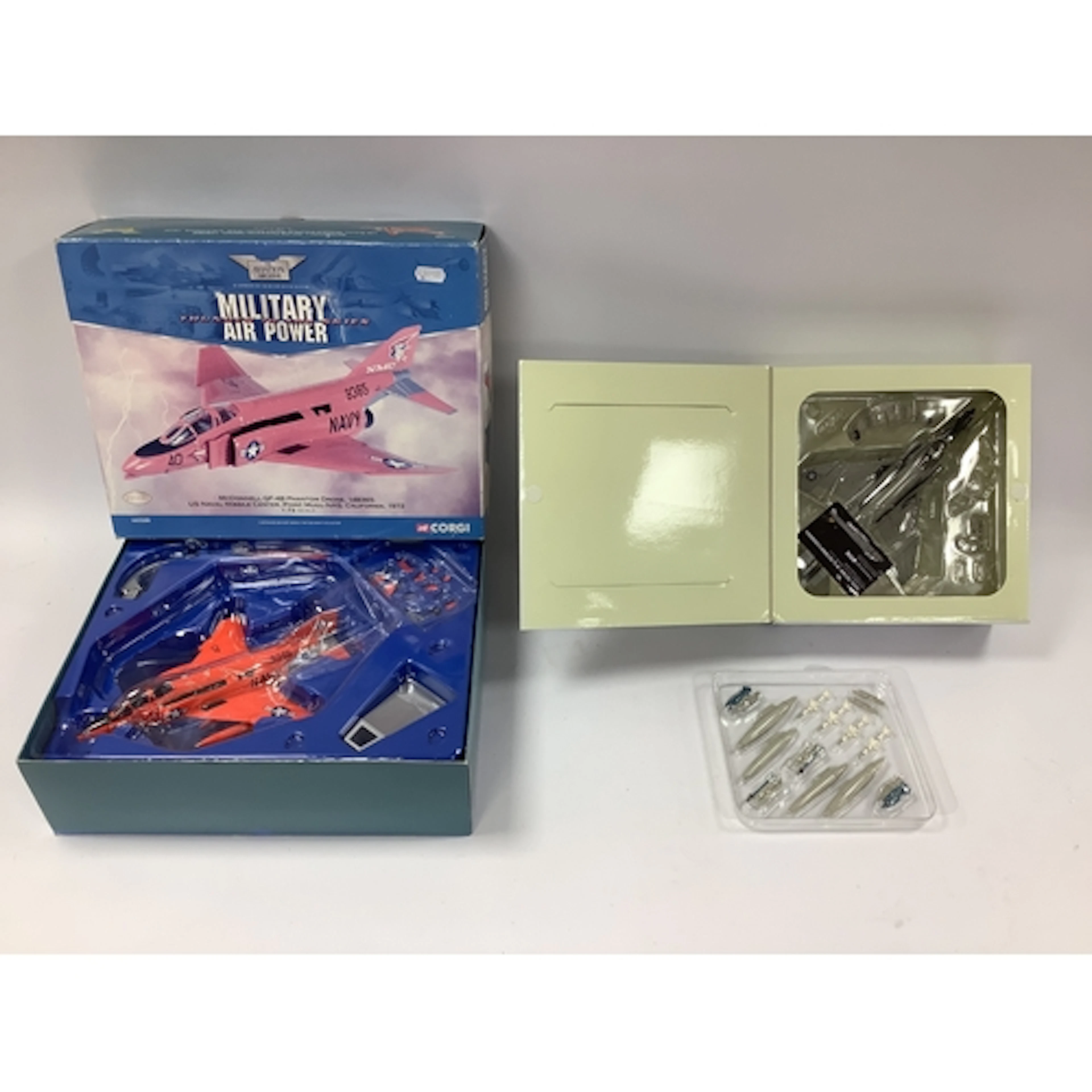 Two 1:72nd scale diecast model military aircraft. #AC1011 Ai...