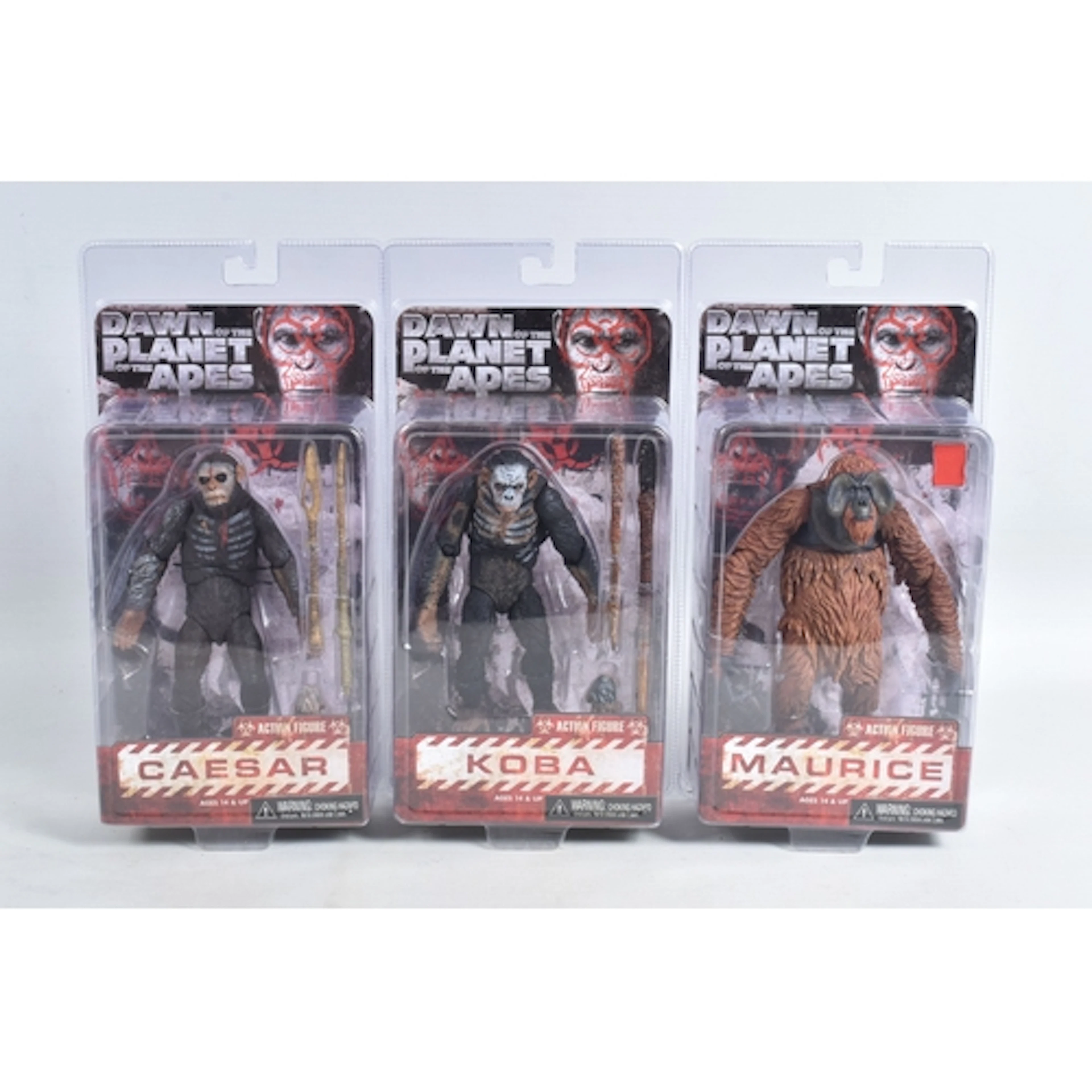 THREE SEALED 2014 NECA REEL TOYS 20TH CENTURY FOX PLANET OF ...