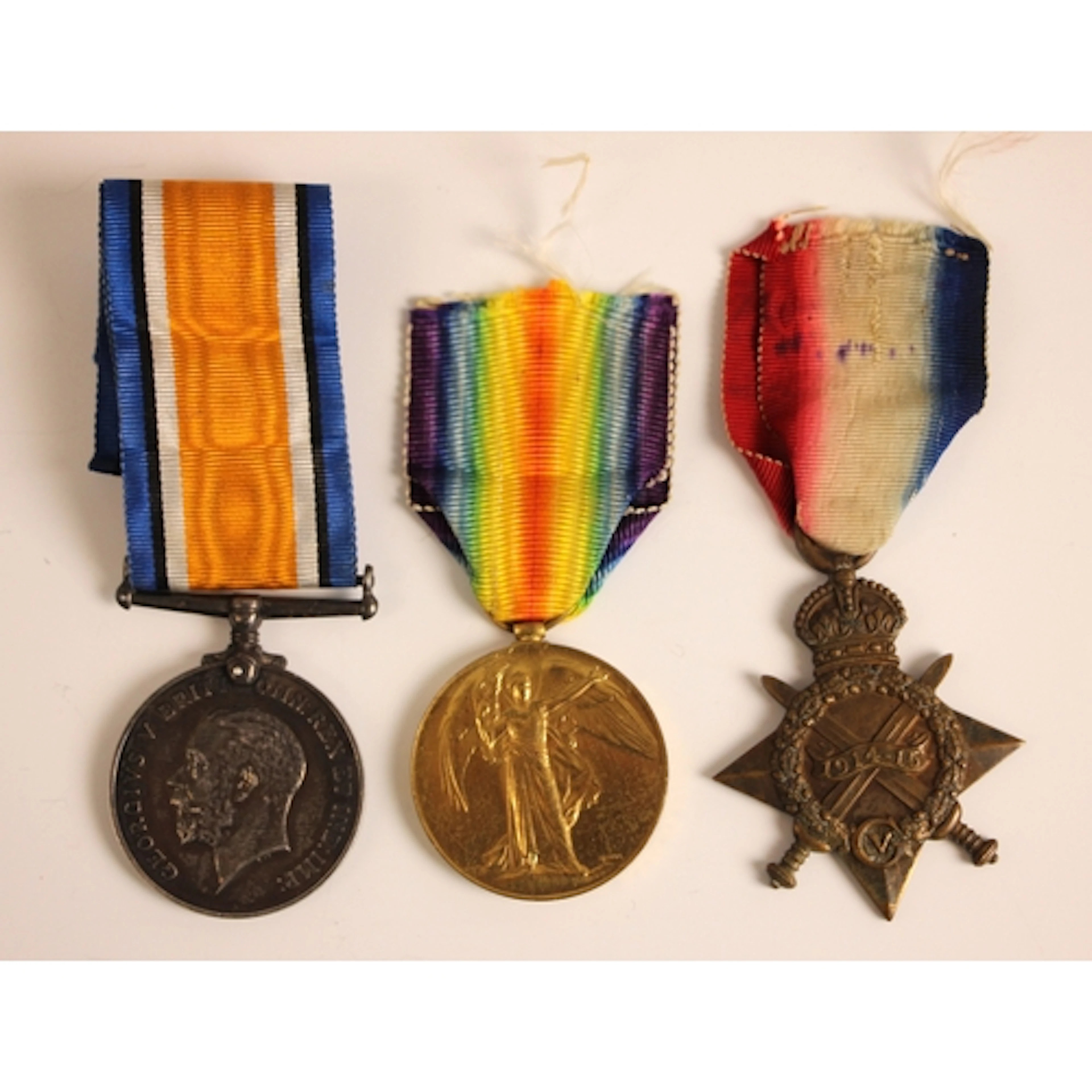 A World War I group of three medals to 46016 Pioneer W. H. U...