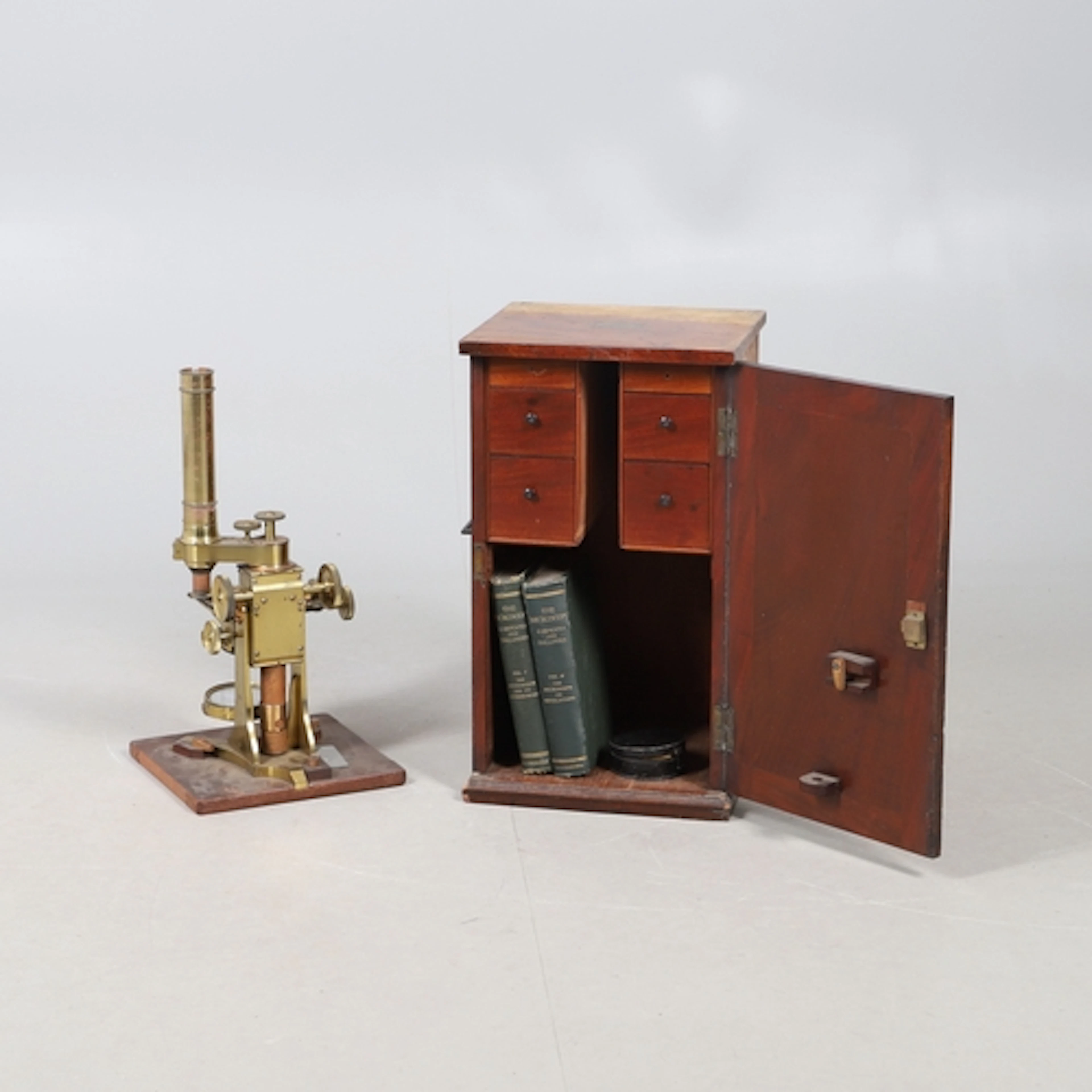 LARGE 19THC CASED MICROSCOPE - ANDREW ROSS OF LONDON. A larg...