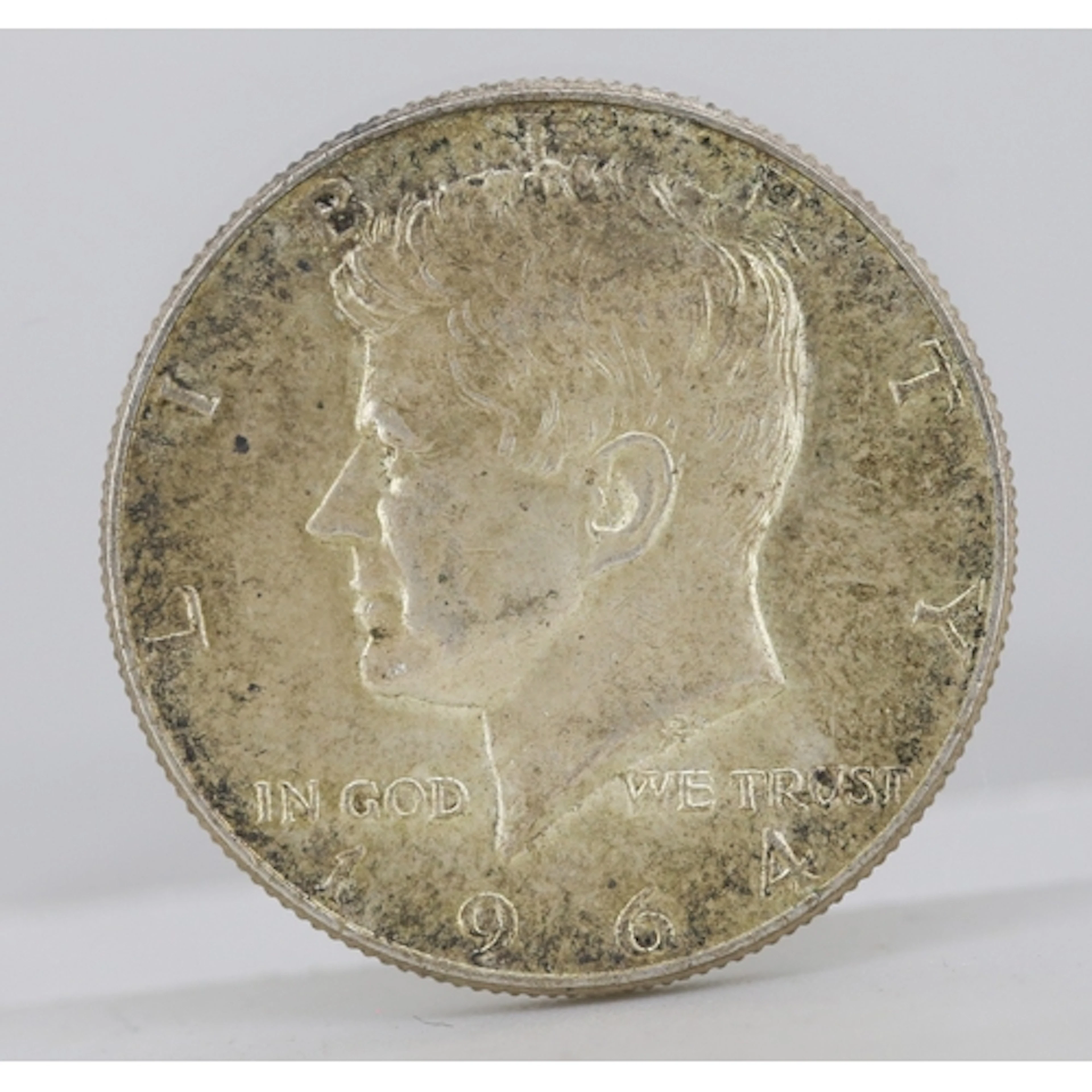 Silver United States of America Kennedy Half Dollar Coin 196...