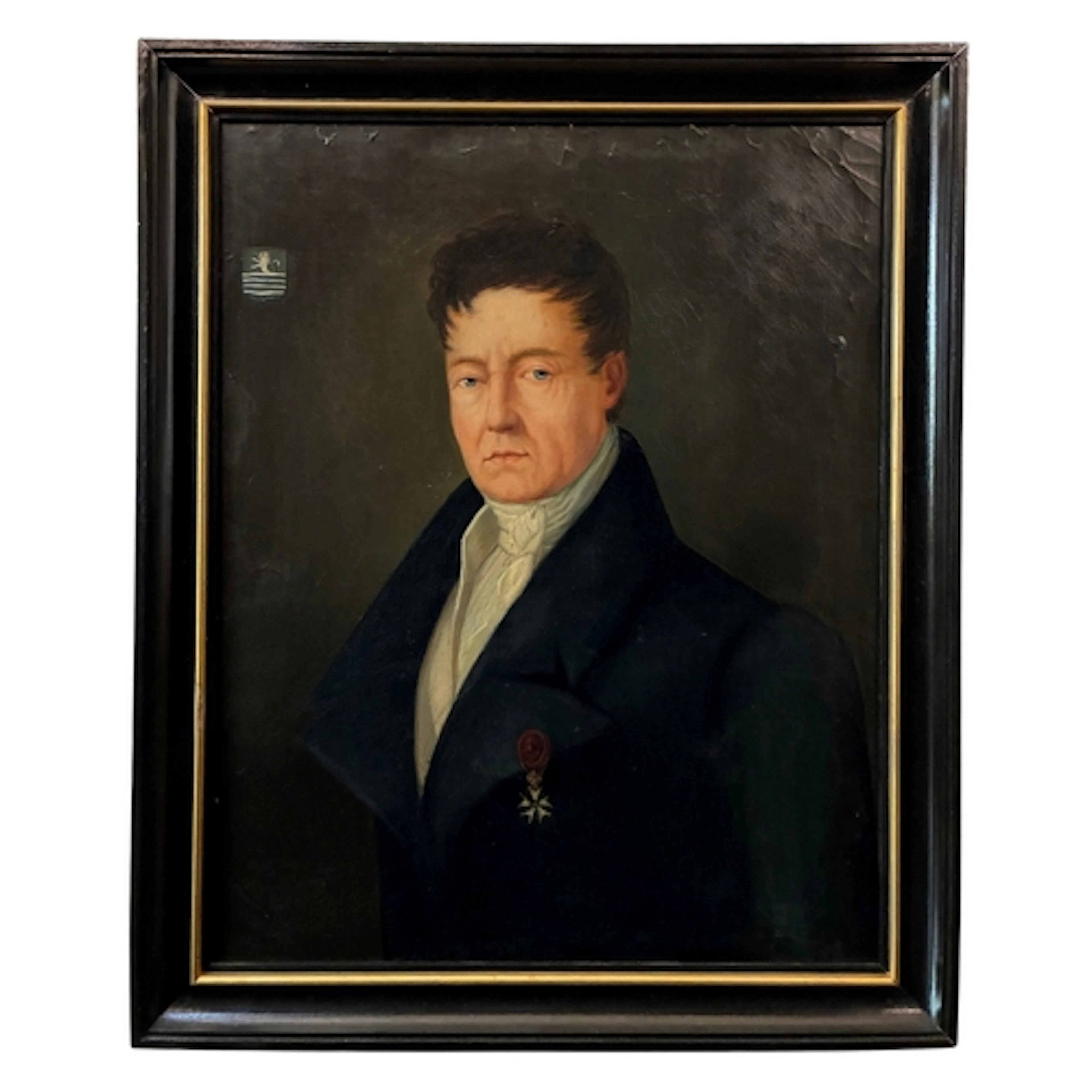 French School, 19th Century - Portrait of a military gentlem...