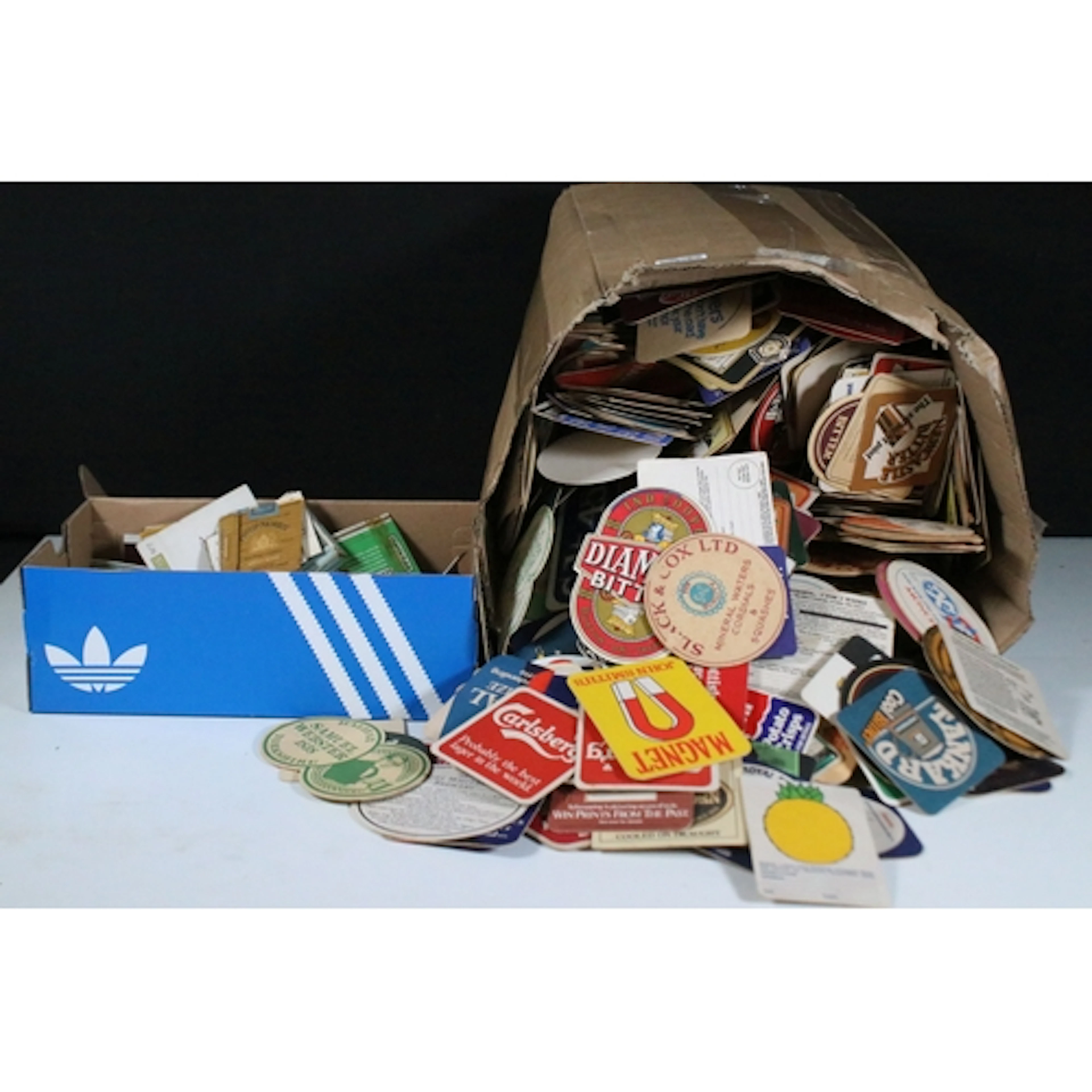 Breweriana; a large collection of beer mats, comprising Carl...