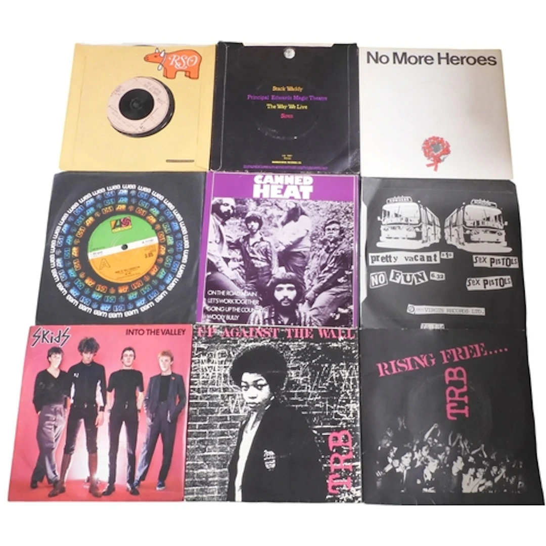 7" 45RPM Singles - PUNK/ROCK/POP/FOLK - A mixed genre collec...