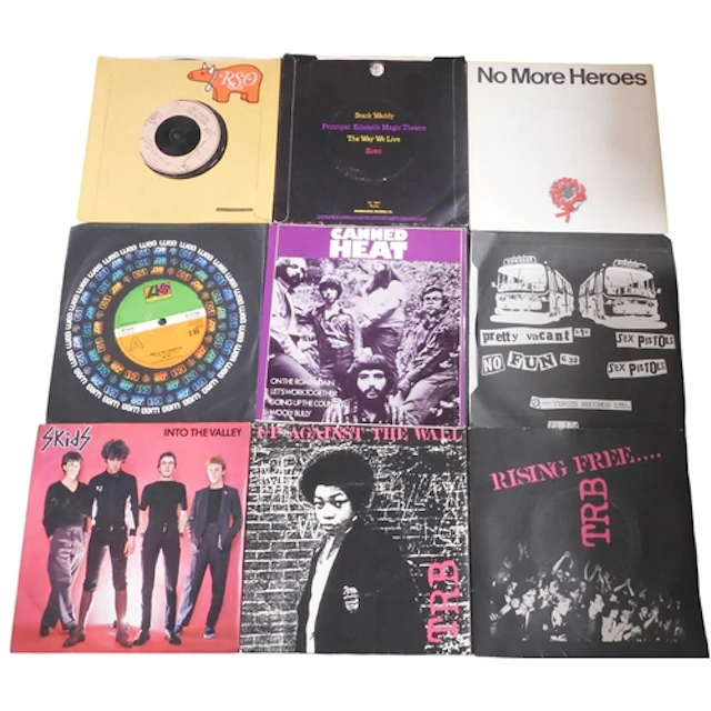 7" 45RPM Singles - PUNK/ROCK/POP/FOLK - A mixed genre collec...
