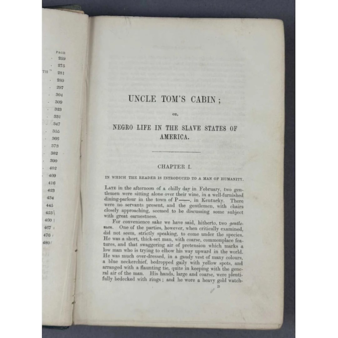Books: Harriet Beecher Stowe, Uncle Tom's Cabin or Negro Lif...