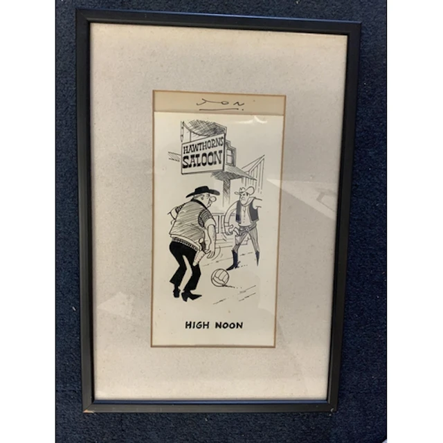 Alan Ashman Original West Brom Football Artwork: Given to Al...