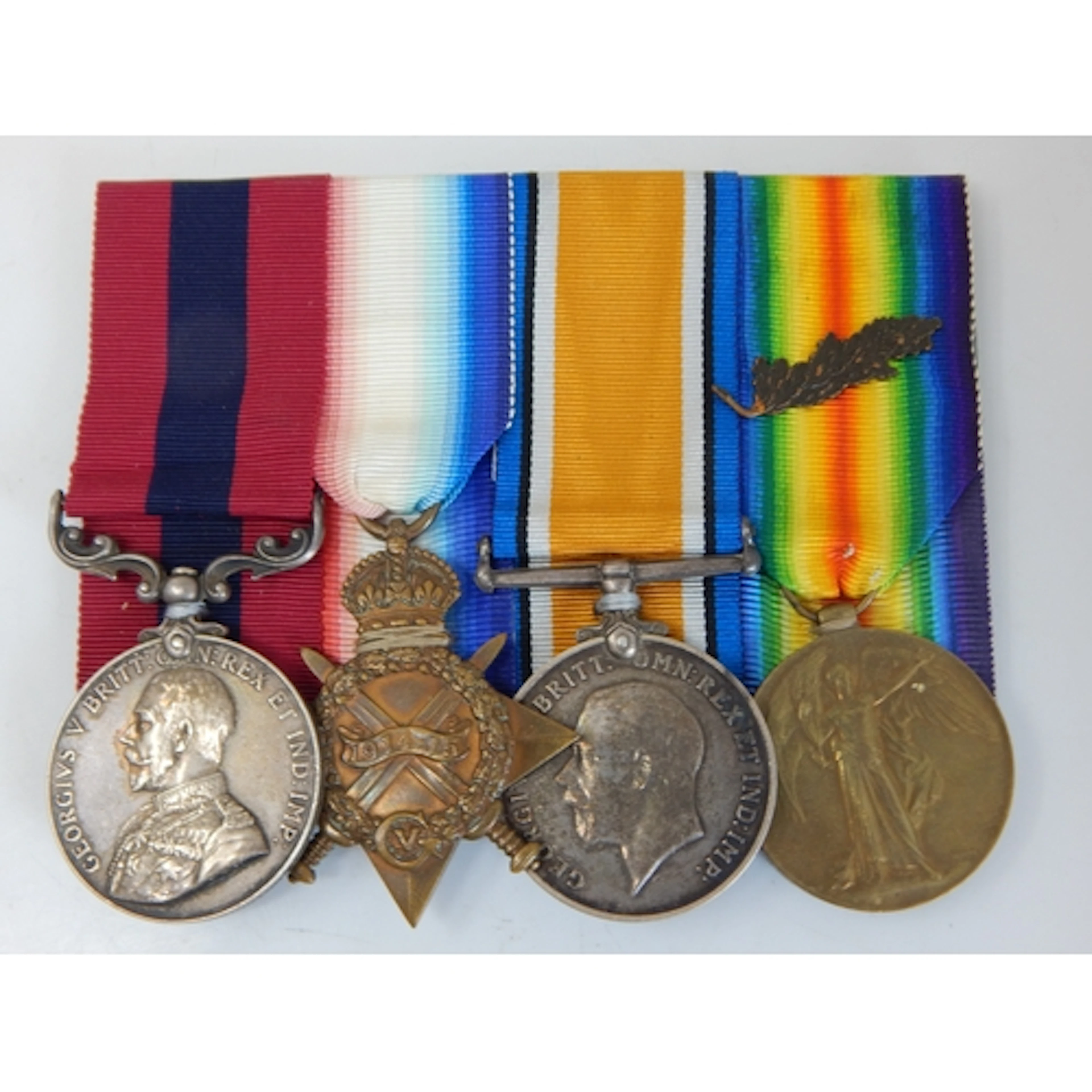 WWI: A Fine 1918 German March Offensive D.C.M & 1914-15 Star...
