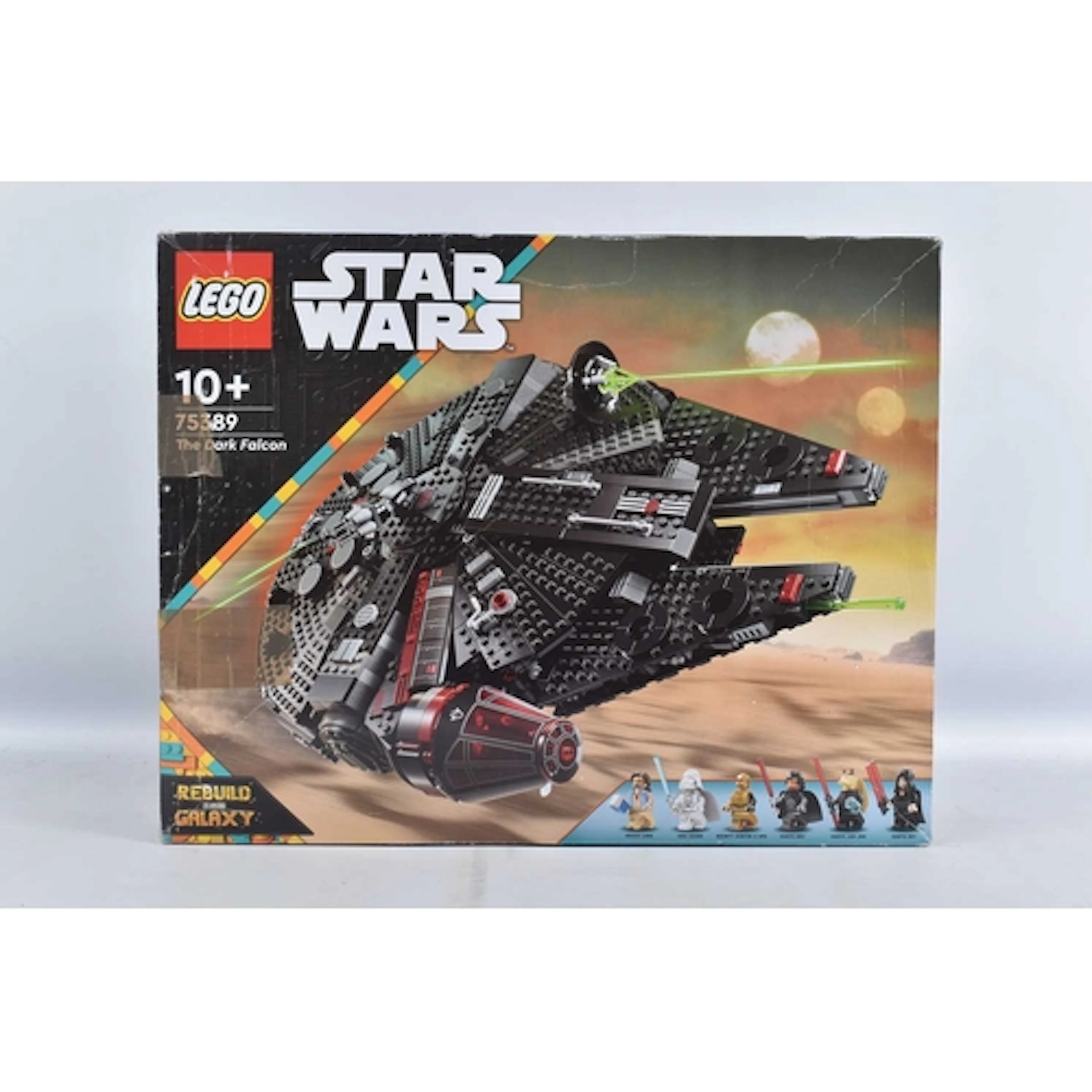 A BOXED PARTIALLY SEALED STAR WARS THE DARK FALCON LEGO SET,...