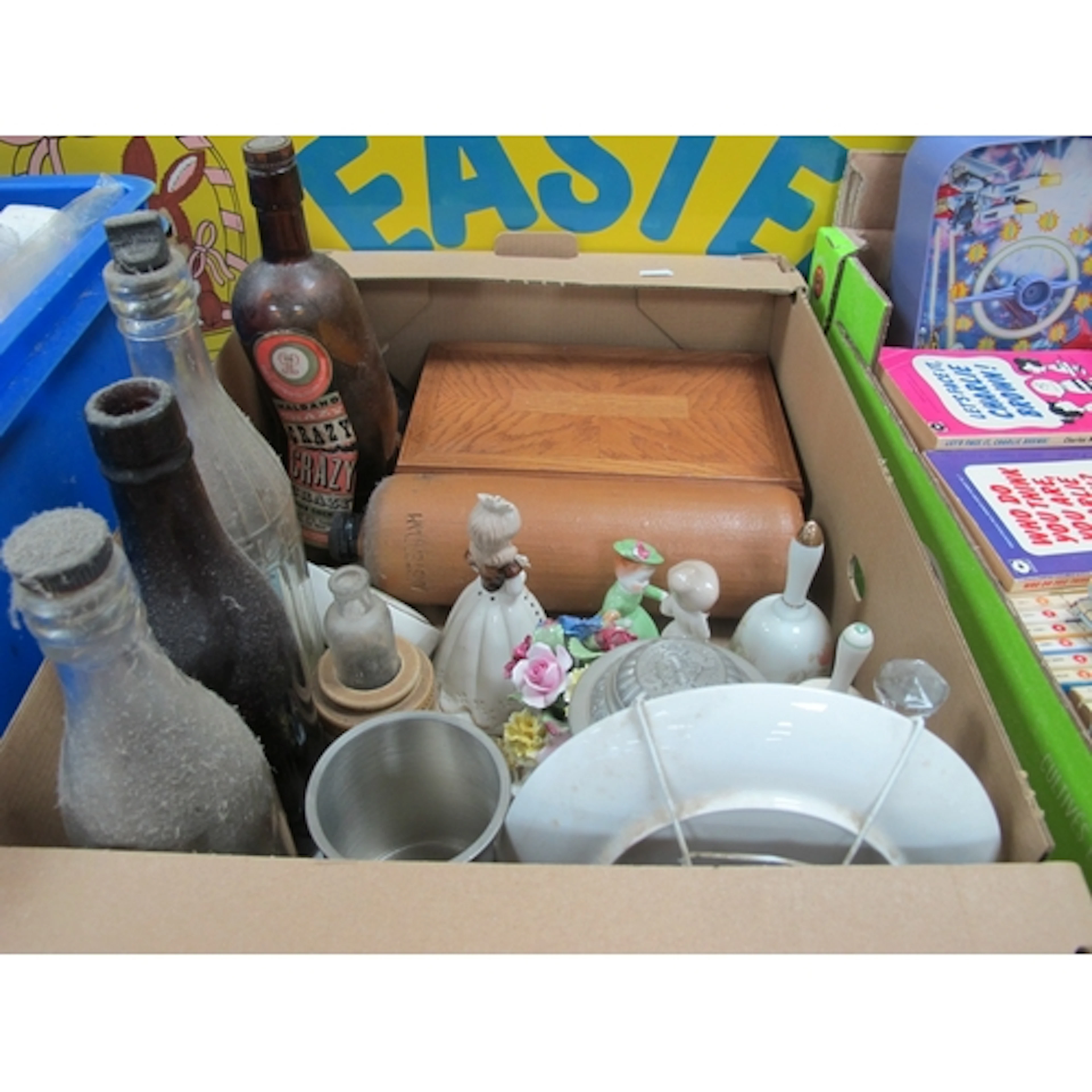 Glass Bottles, to include one 'Maldona Crazy Crazy Crazy Cra...