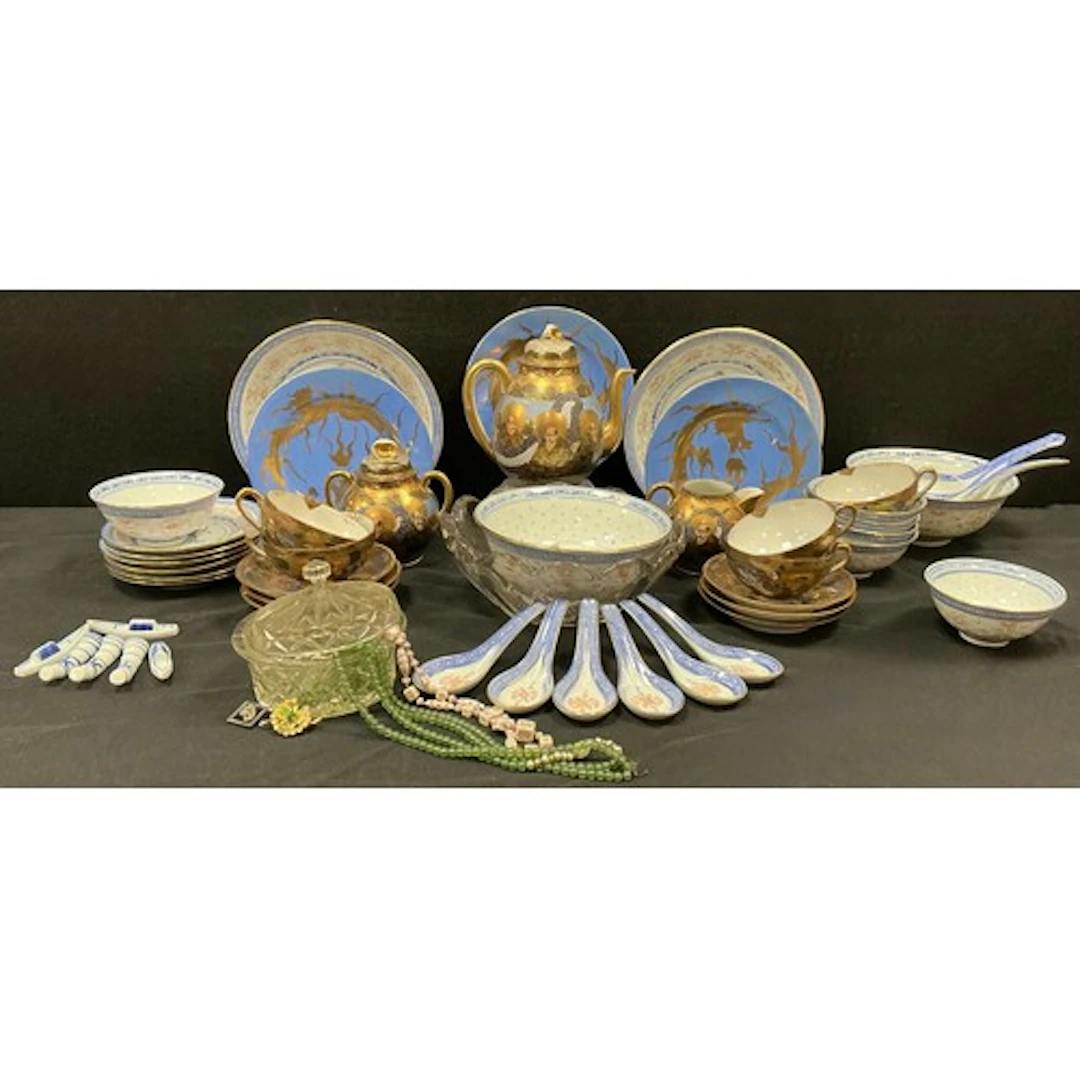 Oriental Ceramics - early 20th century Japanese Satsuma tea ...