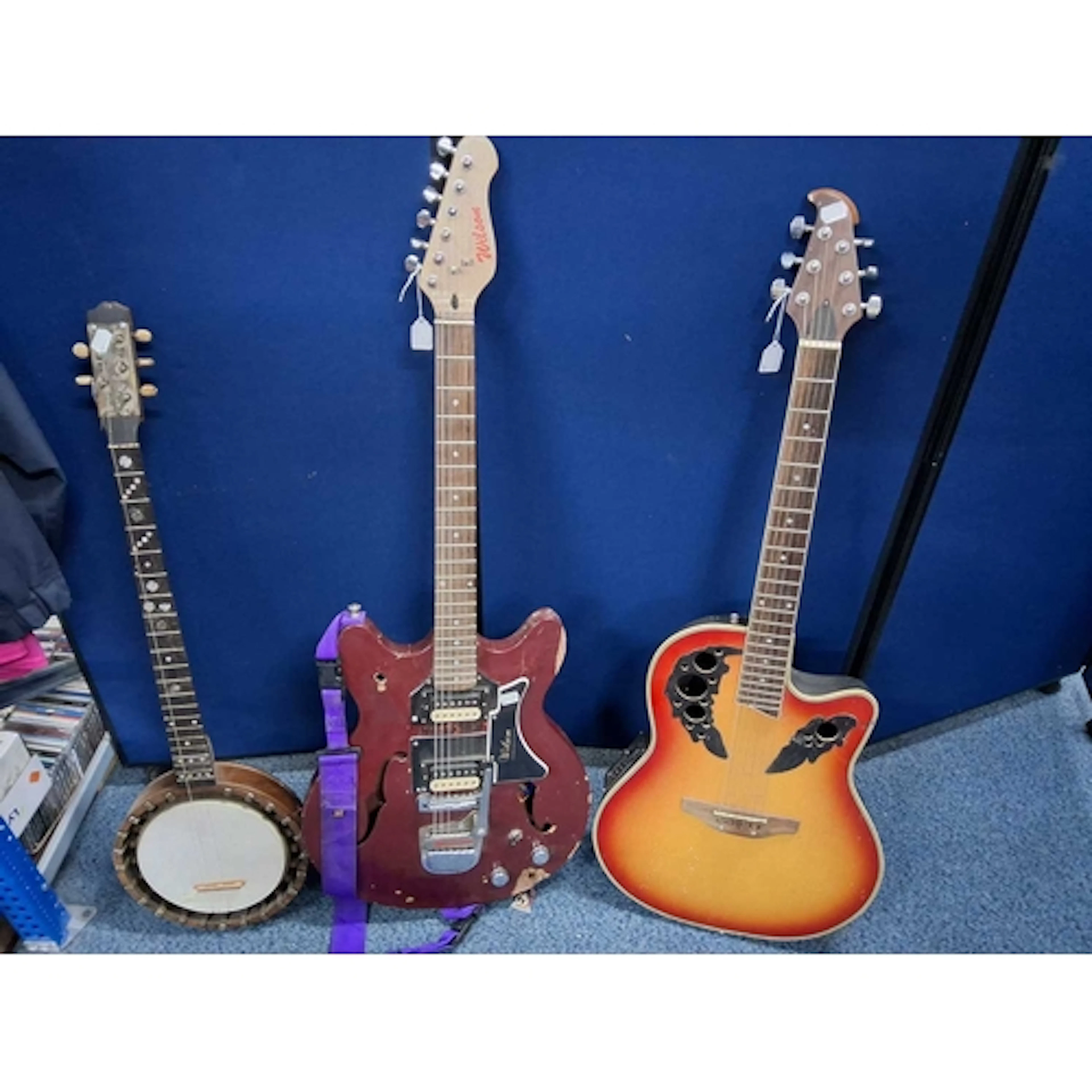 A GROUP OF THREE VINTAGE STRINGED INSTRUMENTS CIRCA 1960s/70...