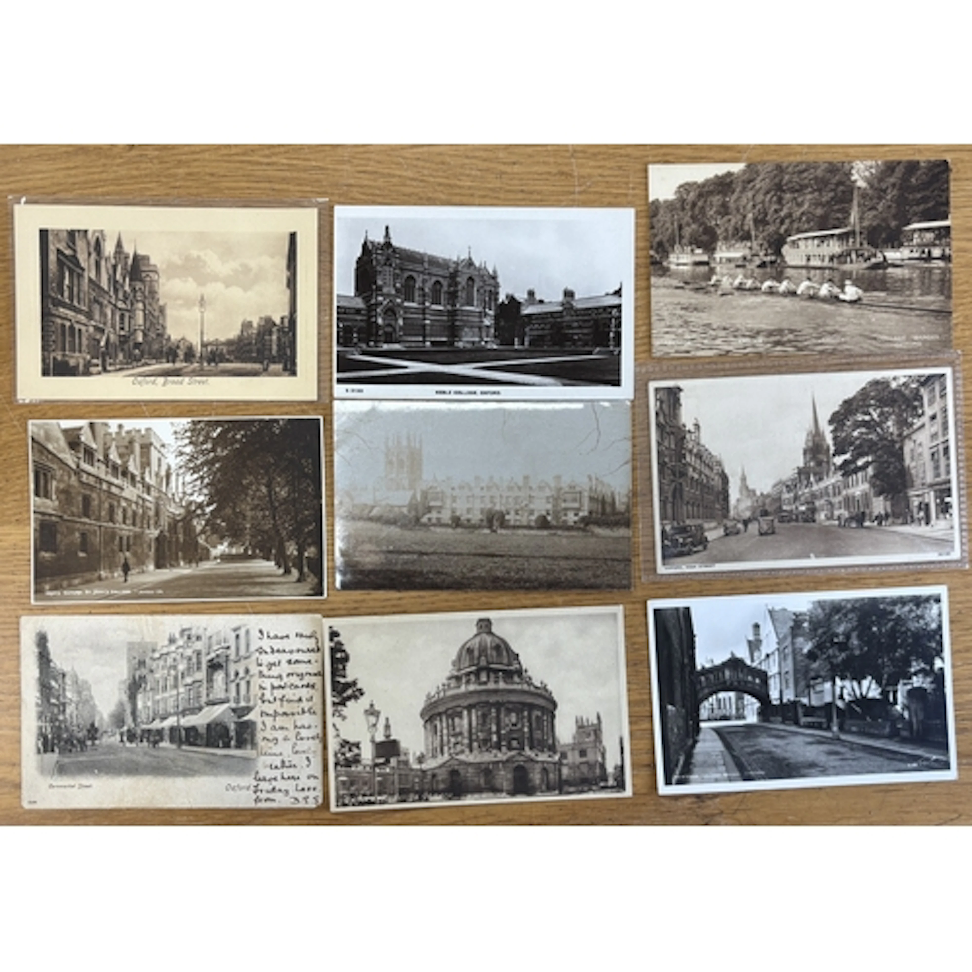 Misc. coln. of mostly vintage cards in shoeboxes, with artis...